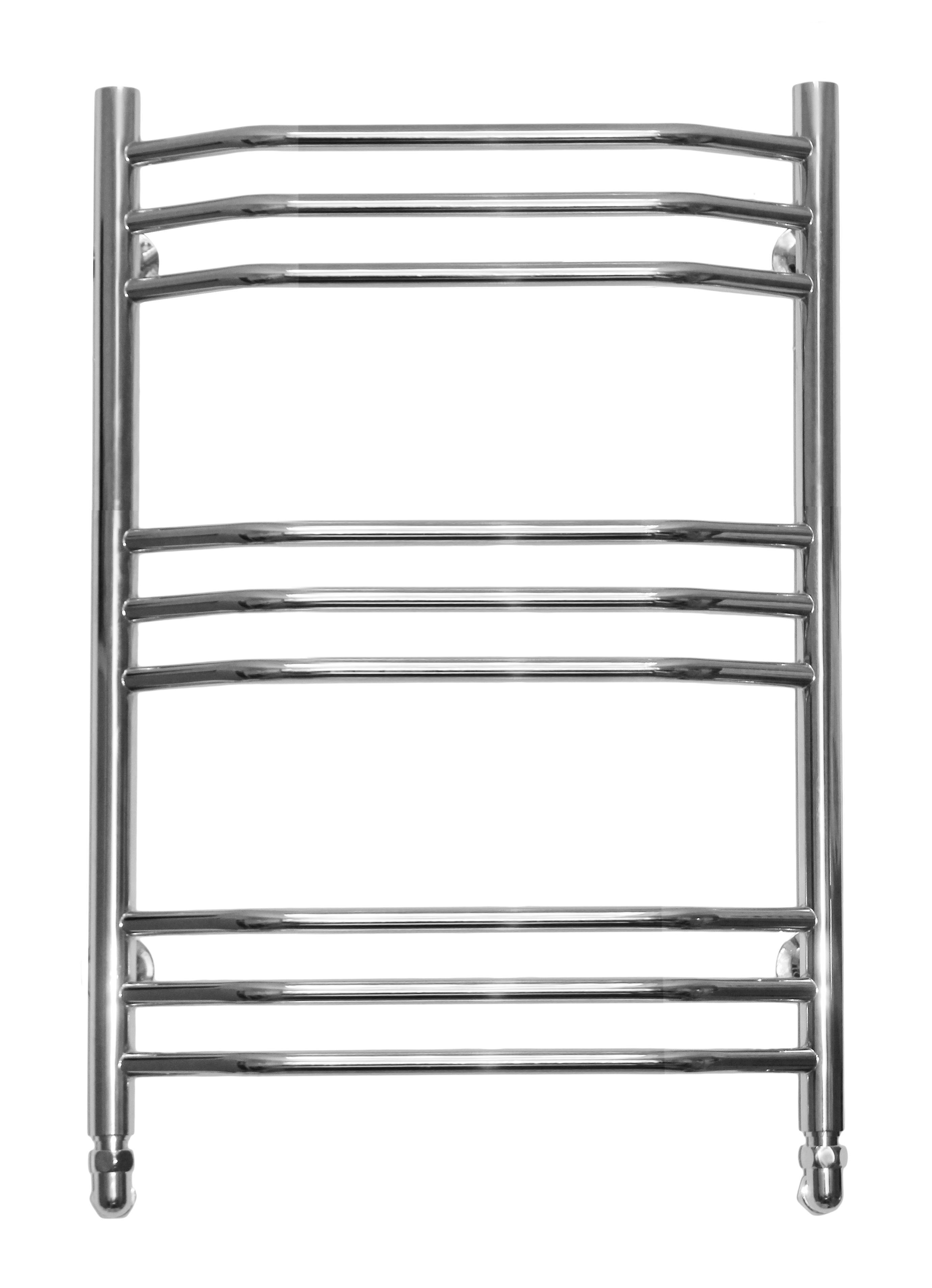 Изображение товара Водяной полотенцесушитель лестница Domoterm Лаура П9 50x70 см 1/2 нержавеющая сталь серебро