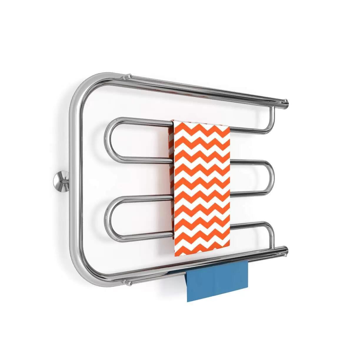 Изображение товара Полотенцесушитель водяной Zigzag D 80x50 см с полочкой из нержавеющей стали