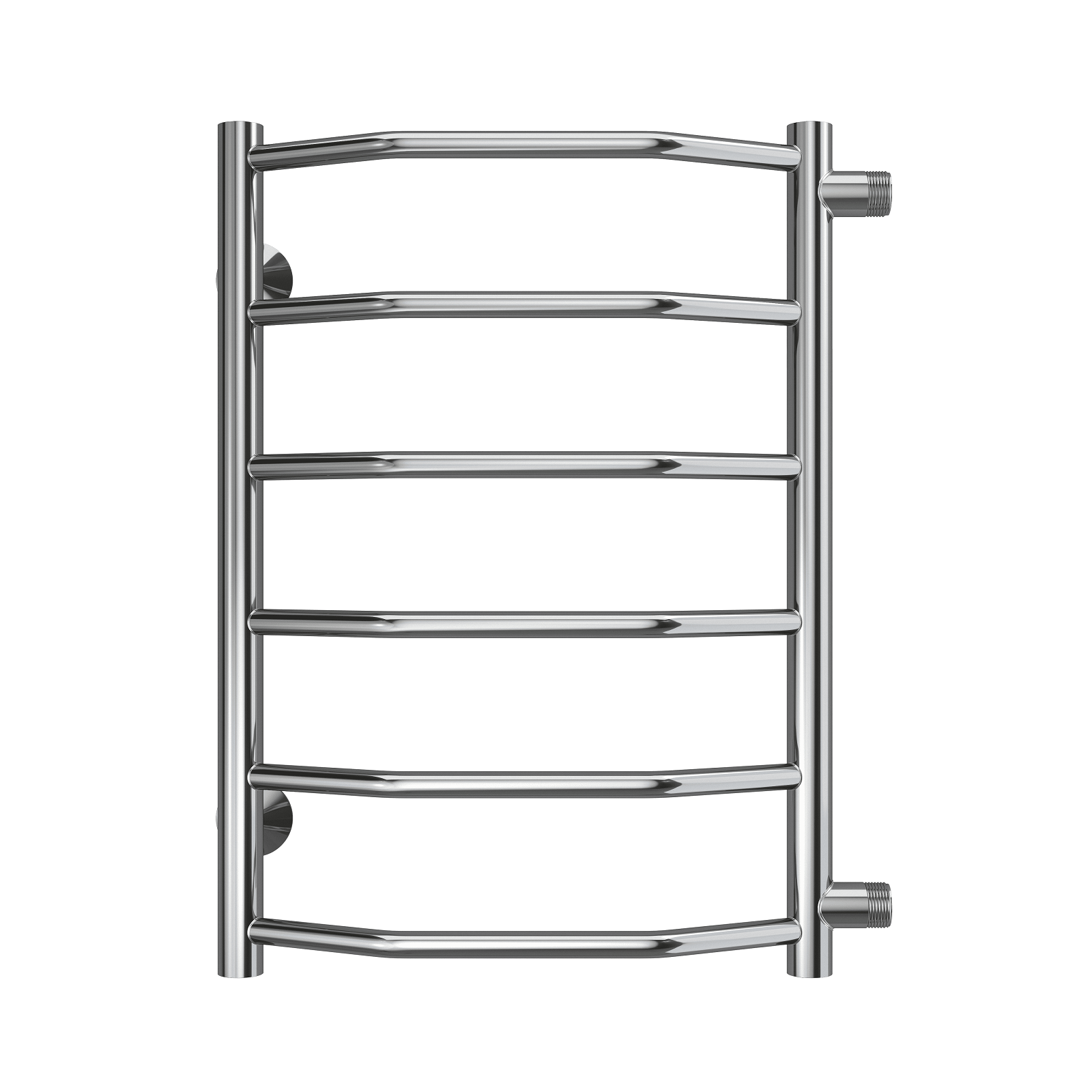 Изображение товара Полотенцесушитель водяной лестница Terminus Виктория п6 47.7x60 см 1" нержавеющая сталь цвет серебро