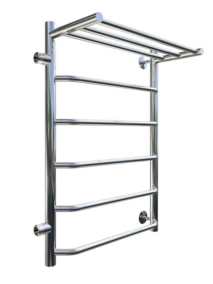 Изображение товара Полотенцесушитель водяной с полкой лесенка Termoprime Браво ПМ 1 50x80 см