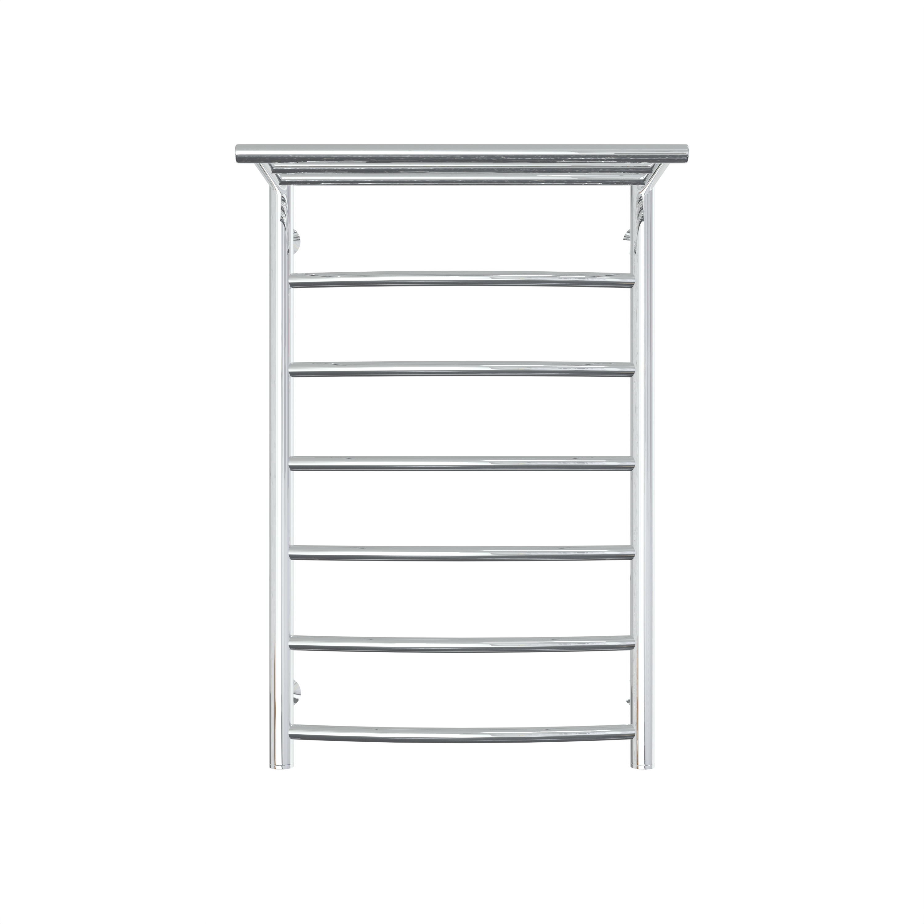 Изображение товара Водяной полотенцесушитель с полкой Лестница Laris Классик П7 54x81 см хром