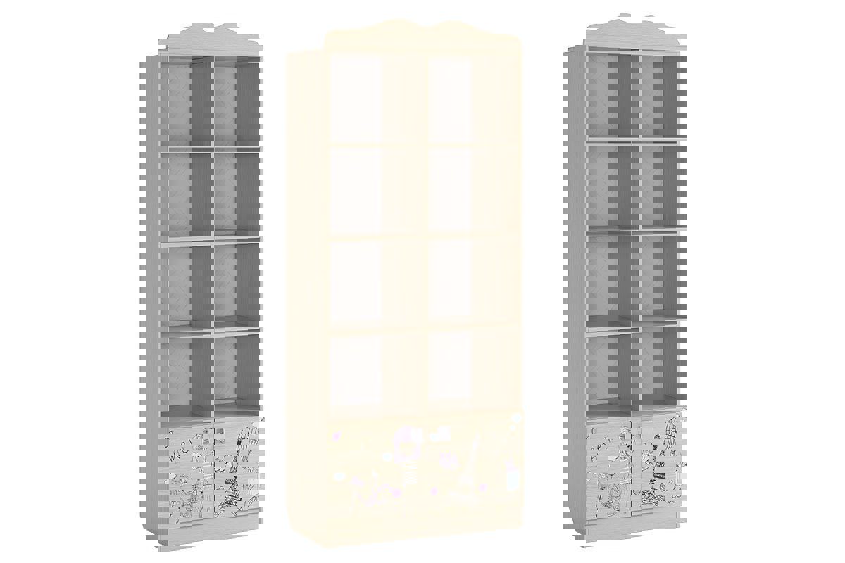 Изображение товара Стеллаж Mebelson 80x191x42 см ЛДСП цвет дуб молочный нагрузка на полку до 80 кг