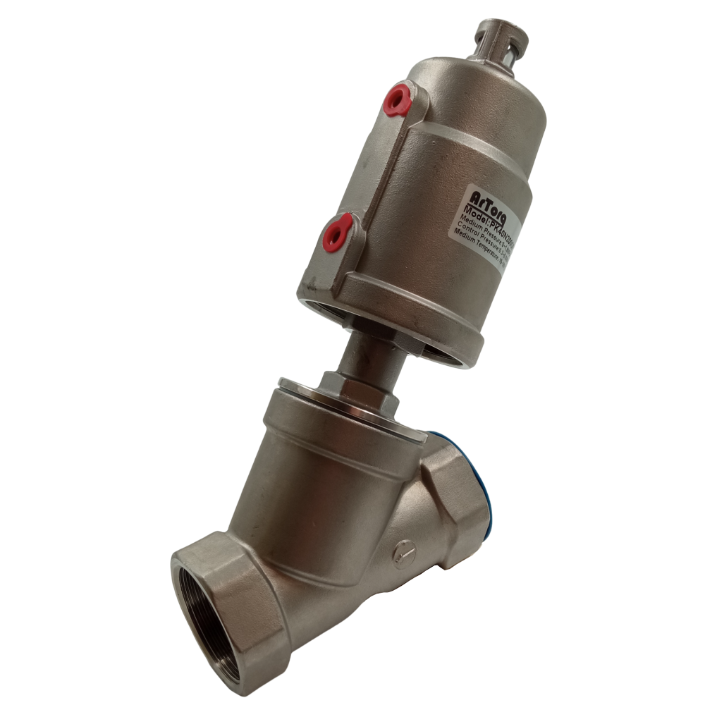 Изображение товара Пневмоклапан балансировочный угловой Artorq 1 1/2" нержавеющая сталь PK40N200GP