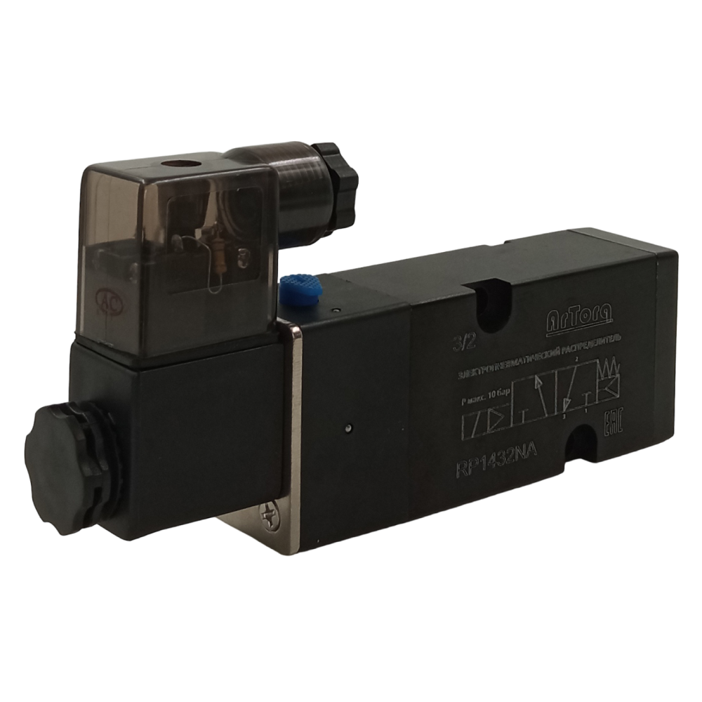 Изображение товара Пневмораспределитель соленоидный Artorq 3/2 Н.З. NAMUR 1/4" RP1432NA.220AC