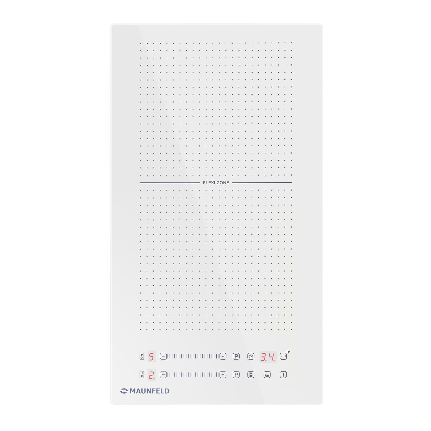 Изображение товара Индукционная варочная панель Maunfeld CVI292S2FWH 29 см 2 конфорки белая