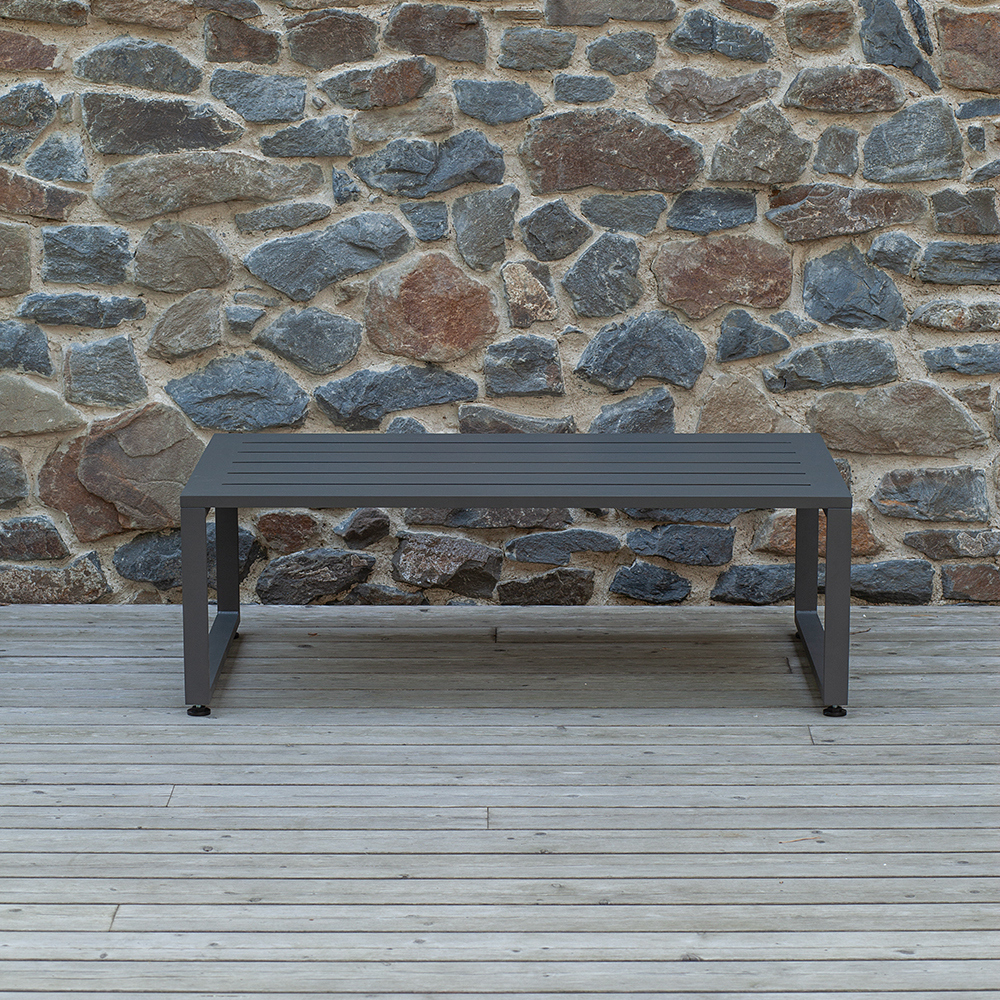 Изображение товара Нераздвижной садовый стол Greenween Malta 109x65.5 см алюминий серый