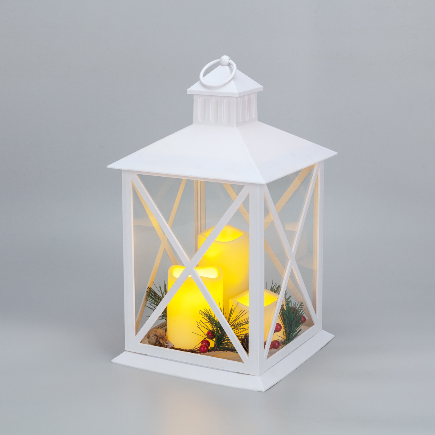 Изображение товара Светящаяся электрическая фигура-фонарь Neon-night с 3 лампами белый