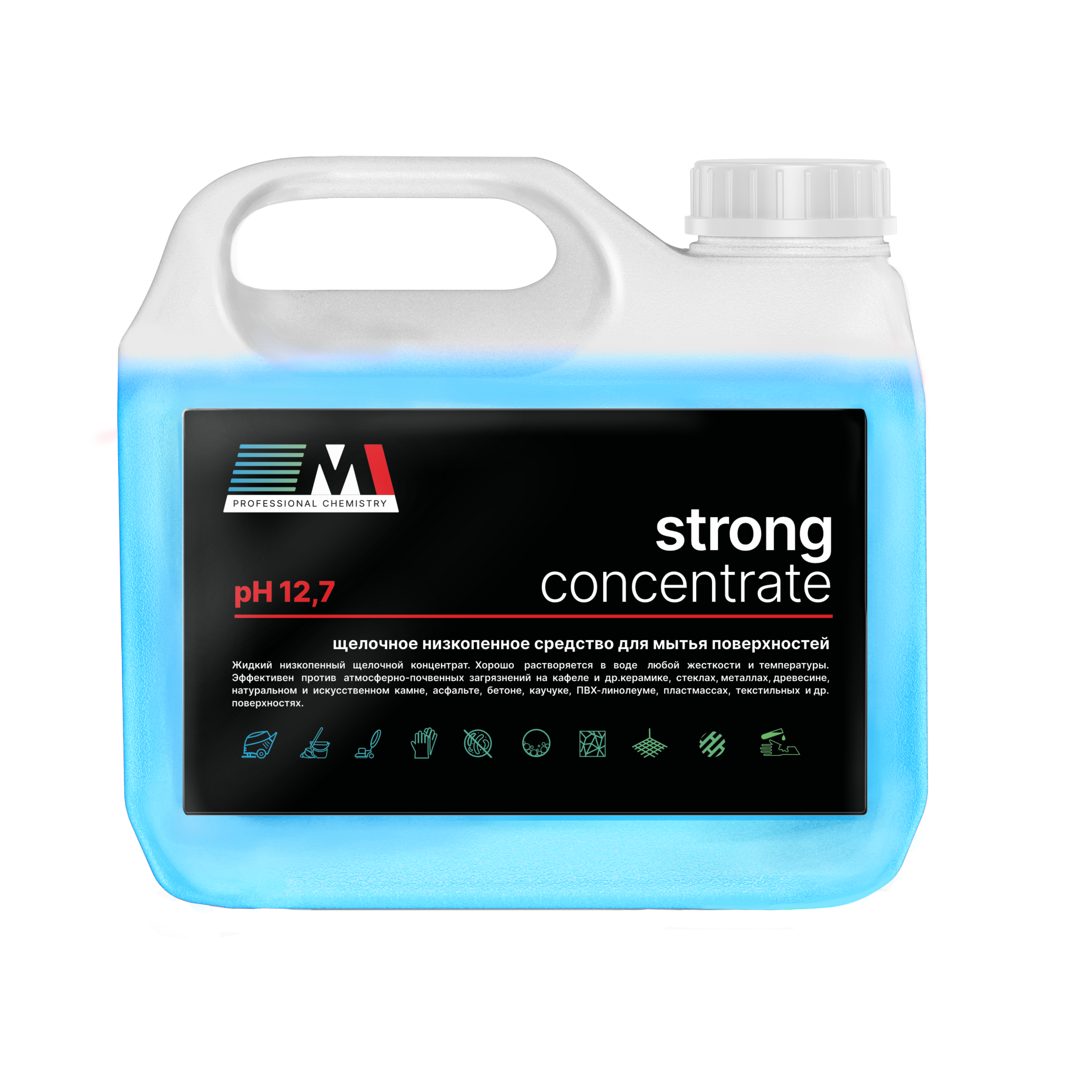 Изображение товара Средство для мытья пола M1 Professional Chemistry низкопенное щелочное 1 л