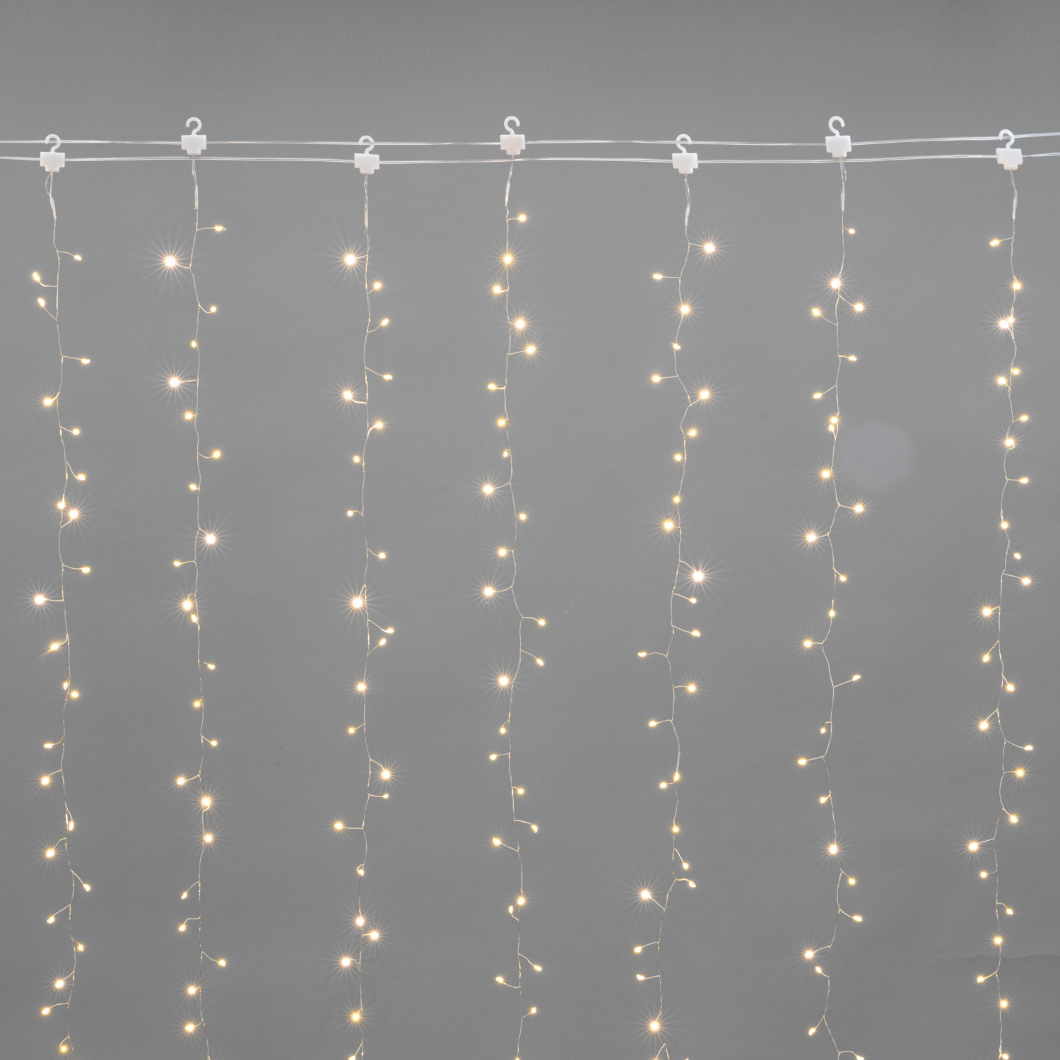 Изображение товара Электрогирлянда комнатная Neon-night занавес 3x3 м 900 ламп теплый белый с 8 режимами работы