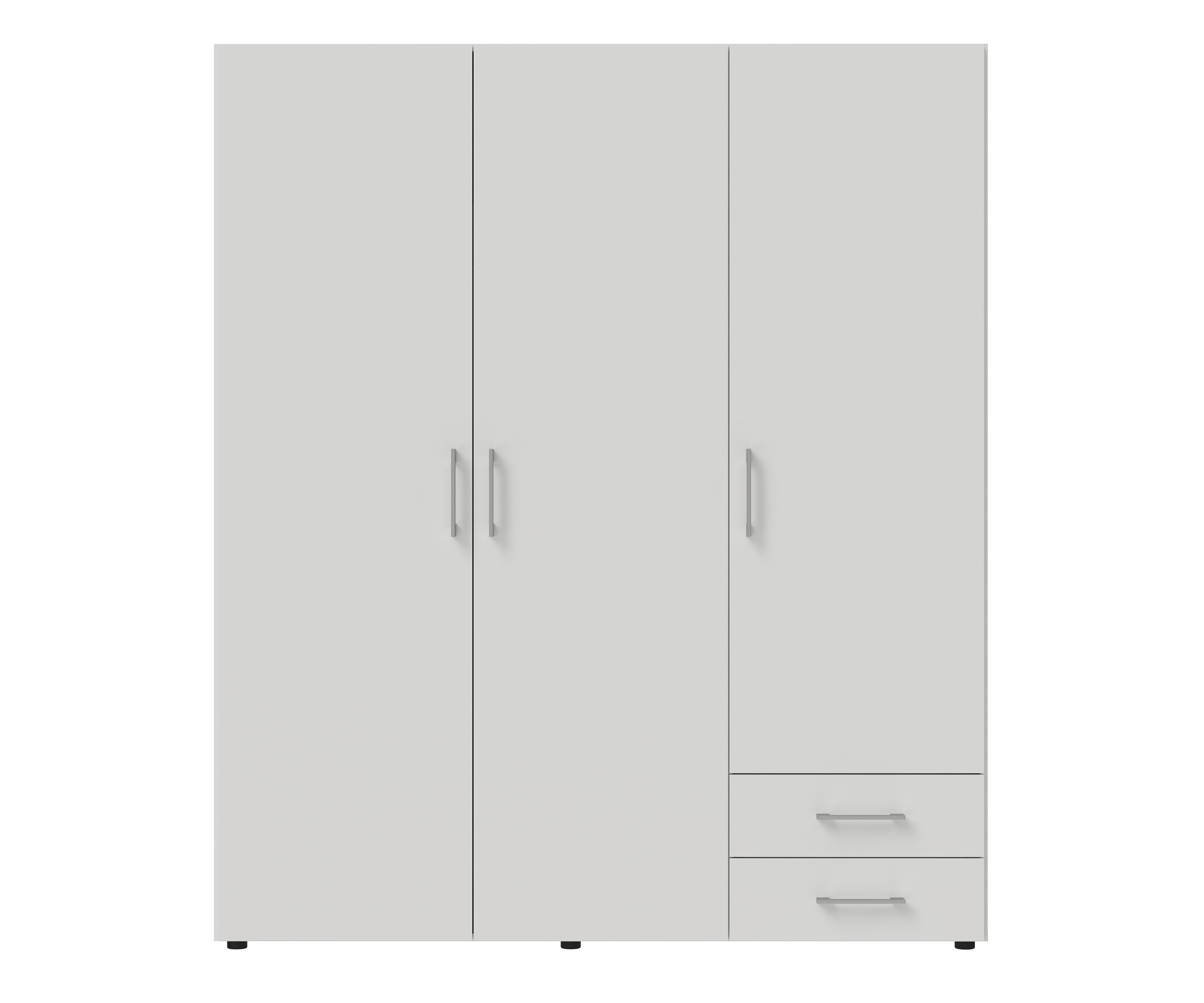 Изображение товара Шкаф распашной Лазурит 3 дверный 150.2x176.2x51.3 см ЛДСП белый