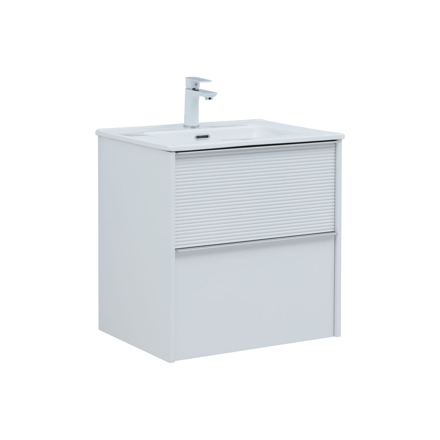 Изображение товара Тумба под раковину Aquanet 60 см напольная с матовой эмалью и влагостойкой ЛДСП