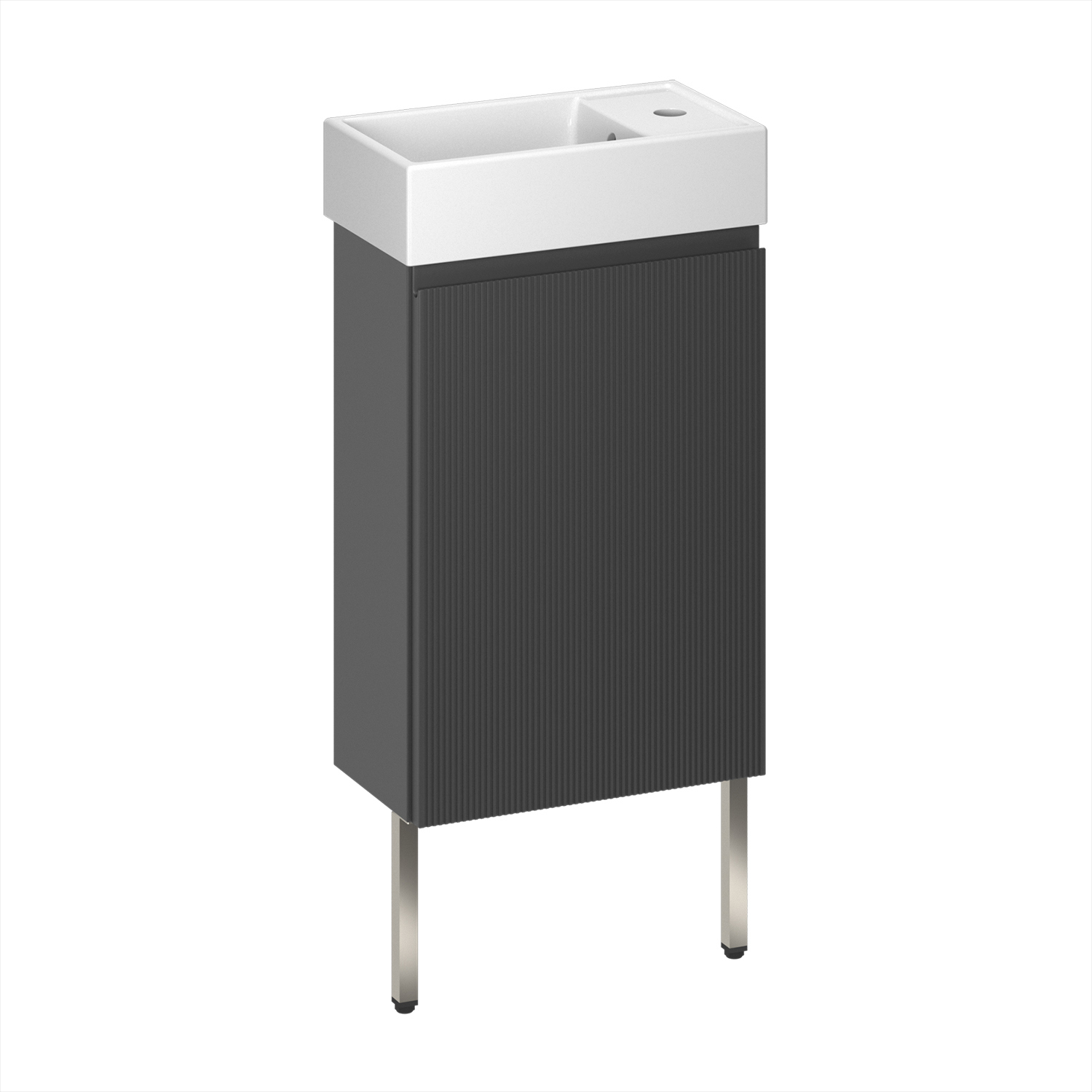 Изображение товара Подвесная тумба с раковиной Wellsee WC Area 40см влагостойкая стильная