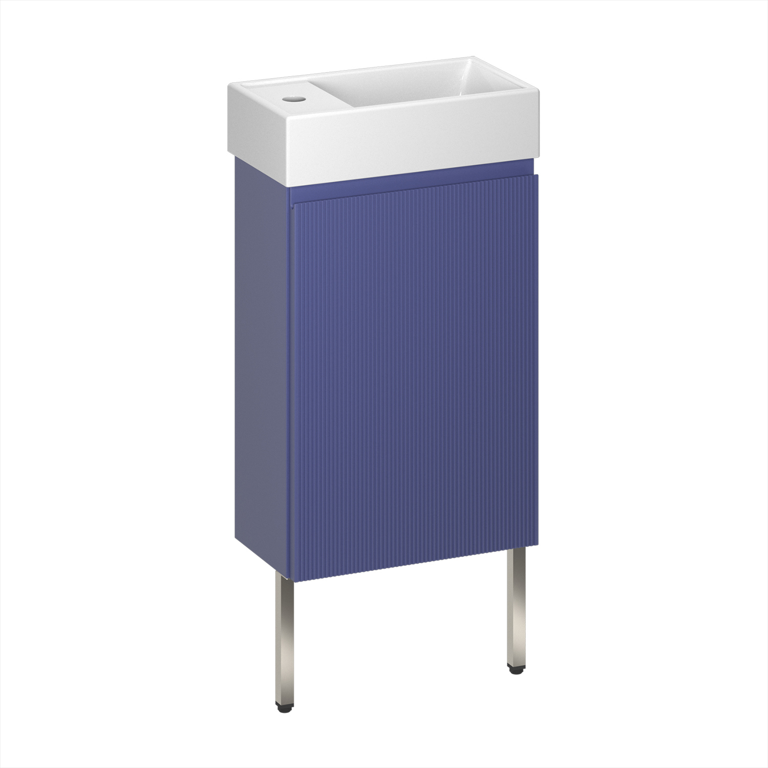 Изображение товара Тумба под раковину с раковиной 40 см синий Wellsee WC Area Польша