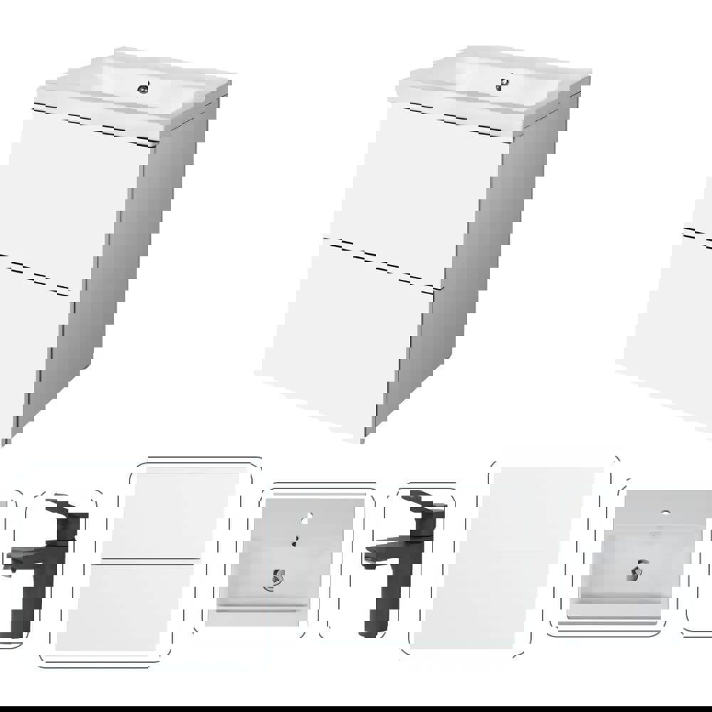Изображение товара Тумба под раковину 60 см Am.pm M90-FHX0602-F85A02122 белый Германия