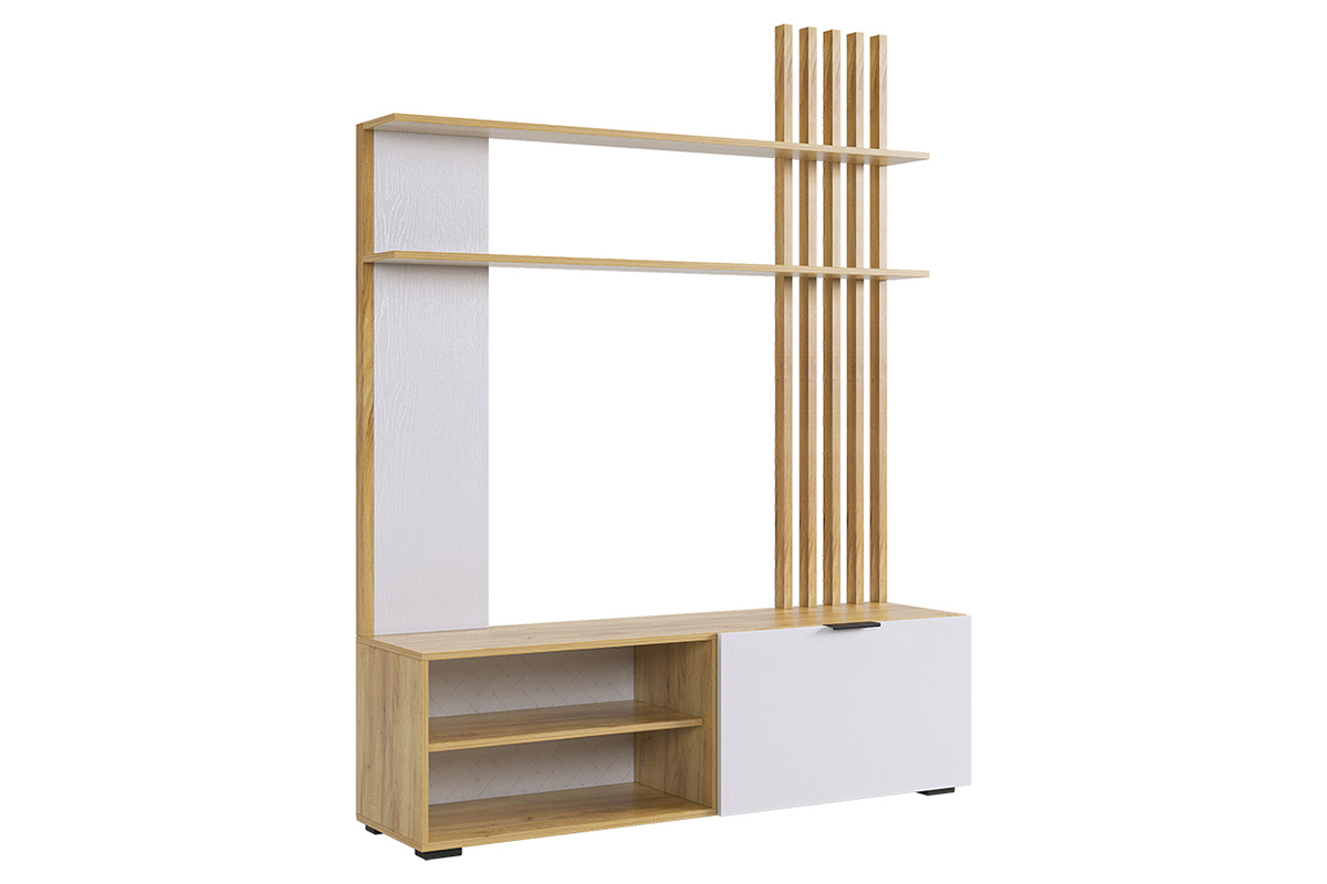 Изображение товара Шкаф для телевизора Mebelson 140x181x35 см ЛДСП цвет белый