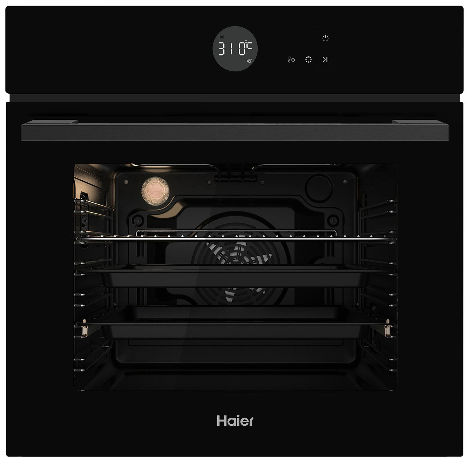 Изображение товара Духовой шкаф Haier Hox-T08Amtb 76 л электрошкаф сенсорный черный