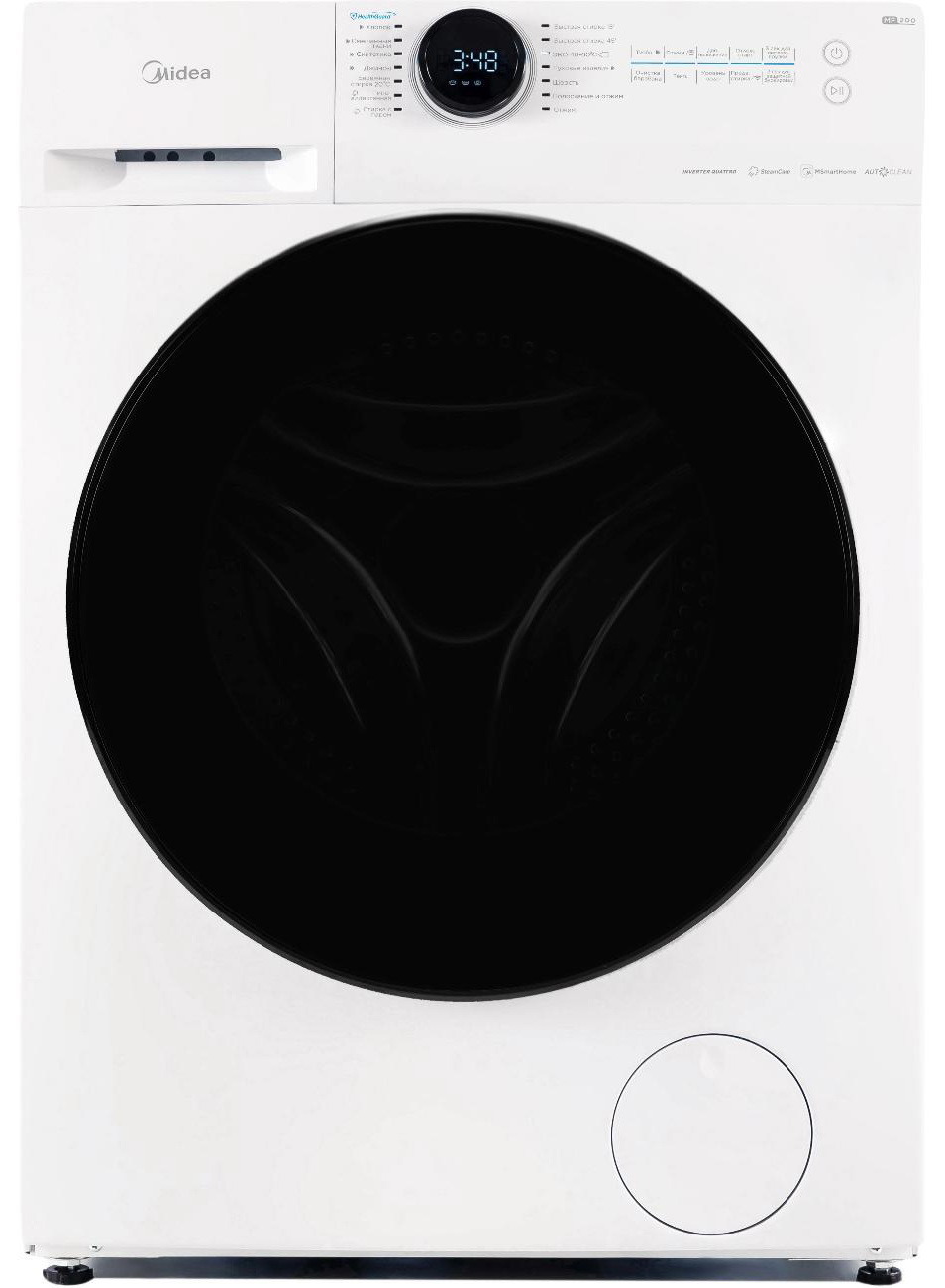 Изображение товара Стиральная машина Midea MF200W120WBSW-RU 12 кг белая