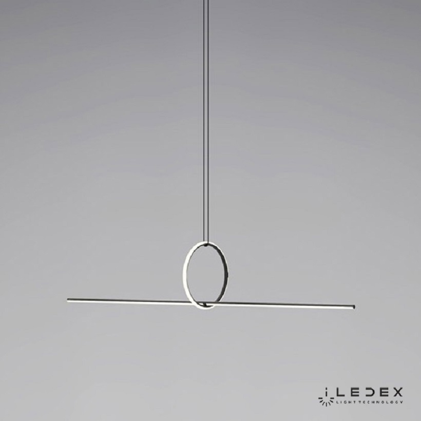 Изображение товара Подвесной светильник Iledex Zoom 10339p-а2-35w-3000k-bk-wh 10 м² теплый белый