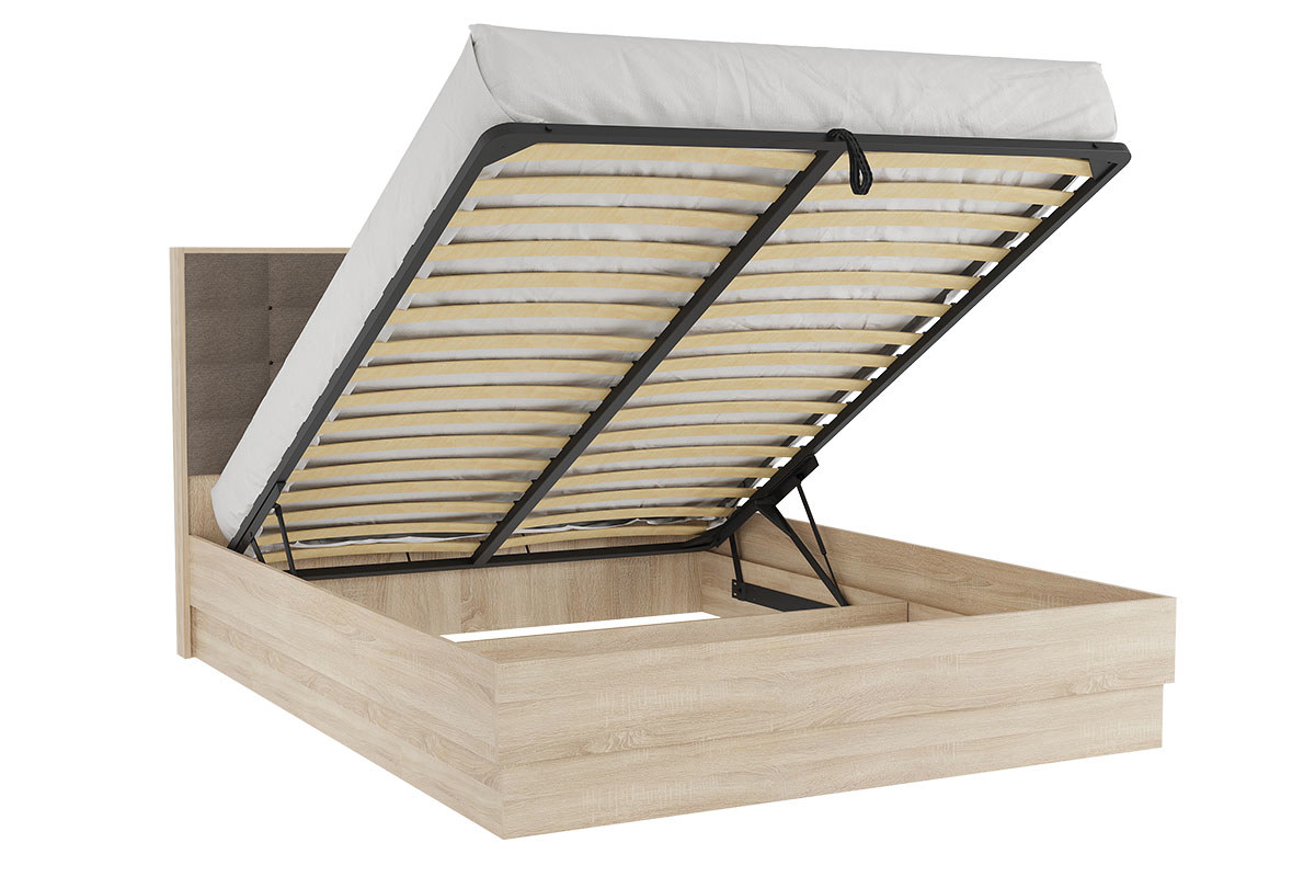 Изображение товара Кровать с подъемным механизмом Mebelson Николь 167x112x210 см Двуспальная современная кровать