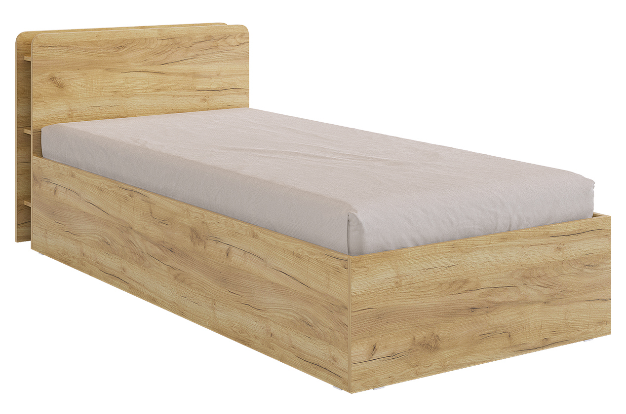 Изображение товара Кровать Юниор Mebelson 94.4x80.5x217.8 см Дуб крафт золотой современная мебель