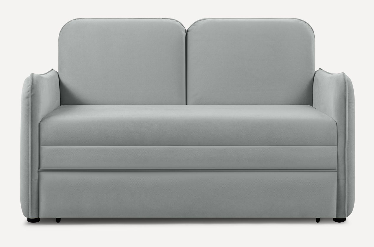 Изображение товара Раскладной диван Divan.ru Кейсес 135x87x78 см велюр цвет серый