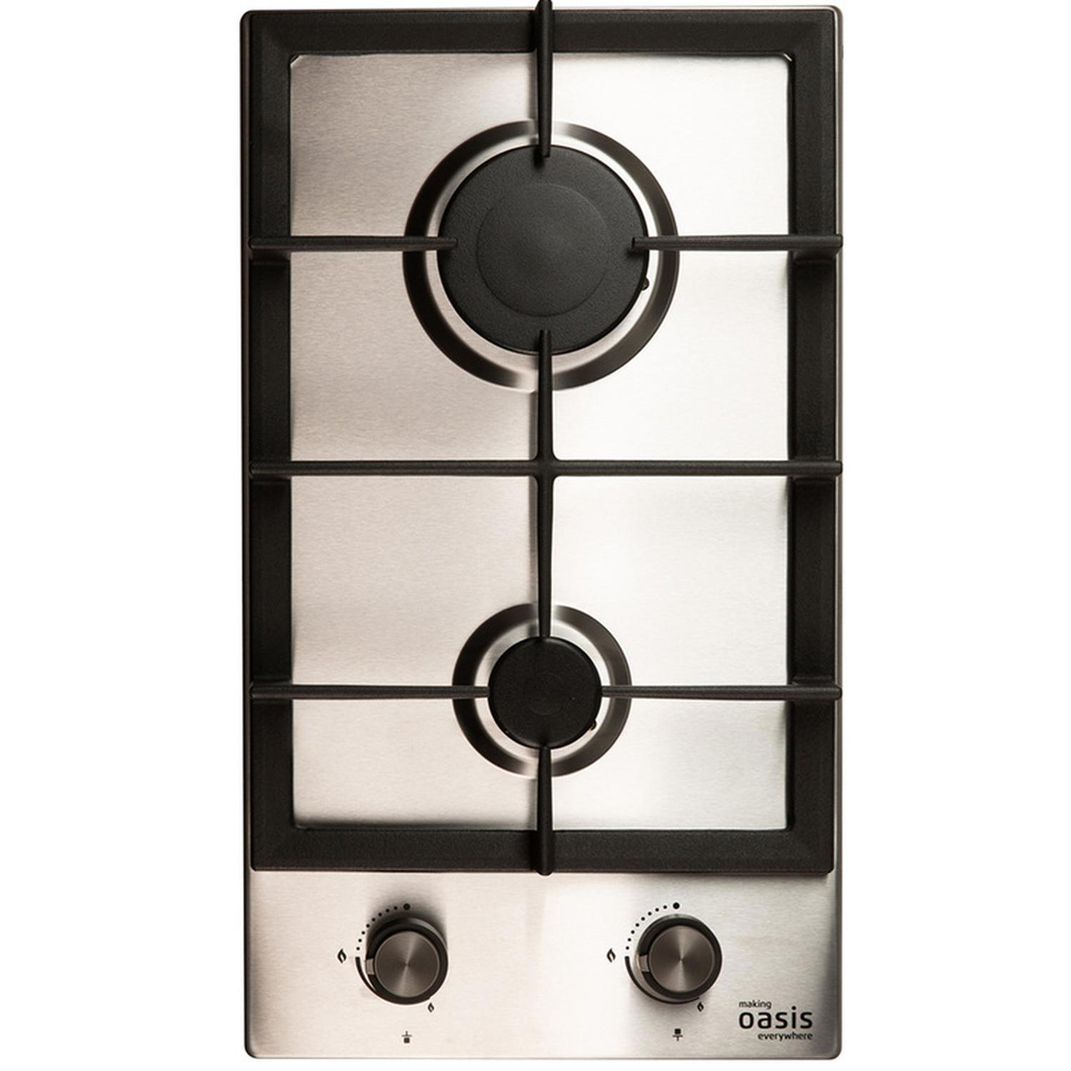 Изображение товара Газовая встраиваемая варочная панель Oasis P-MND 29 см 2 конфорки