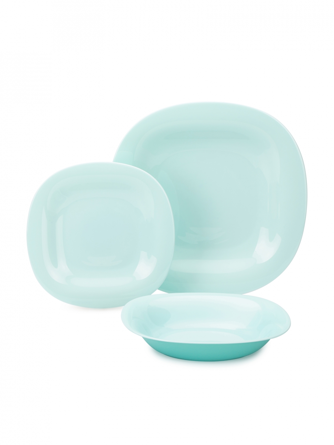 Изображение товара Столовый сервиз Luminarc Carine 18 предметов для 6 персон светло-зеленое стекло