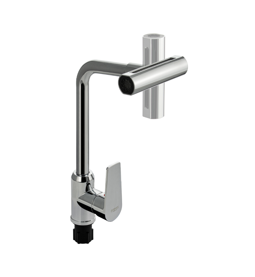 Изображение товара Смеситель кухонный Brimix излив 30 см хром водосберегающий