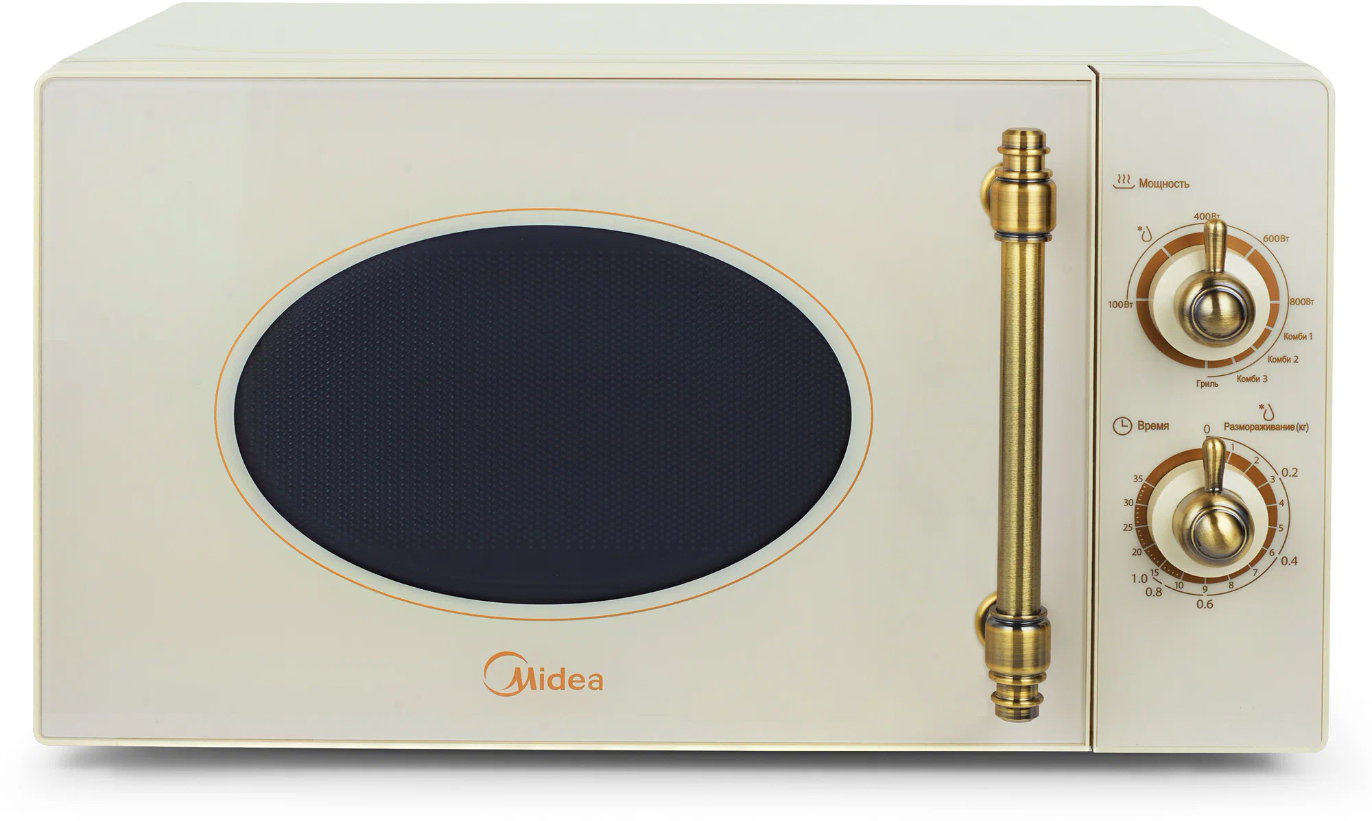 Изображение товара Отдельностоящая микроволновая печь Midea MG820CJ9-I2 20 л 44x26x36 см цвет бежевый
