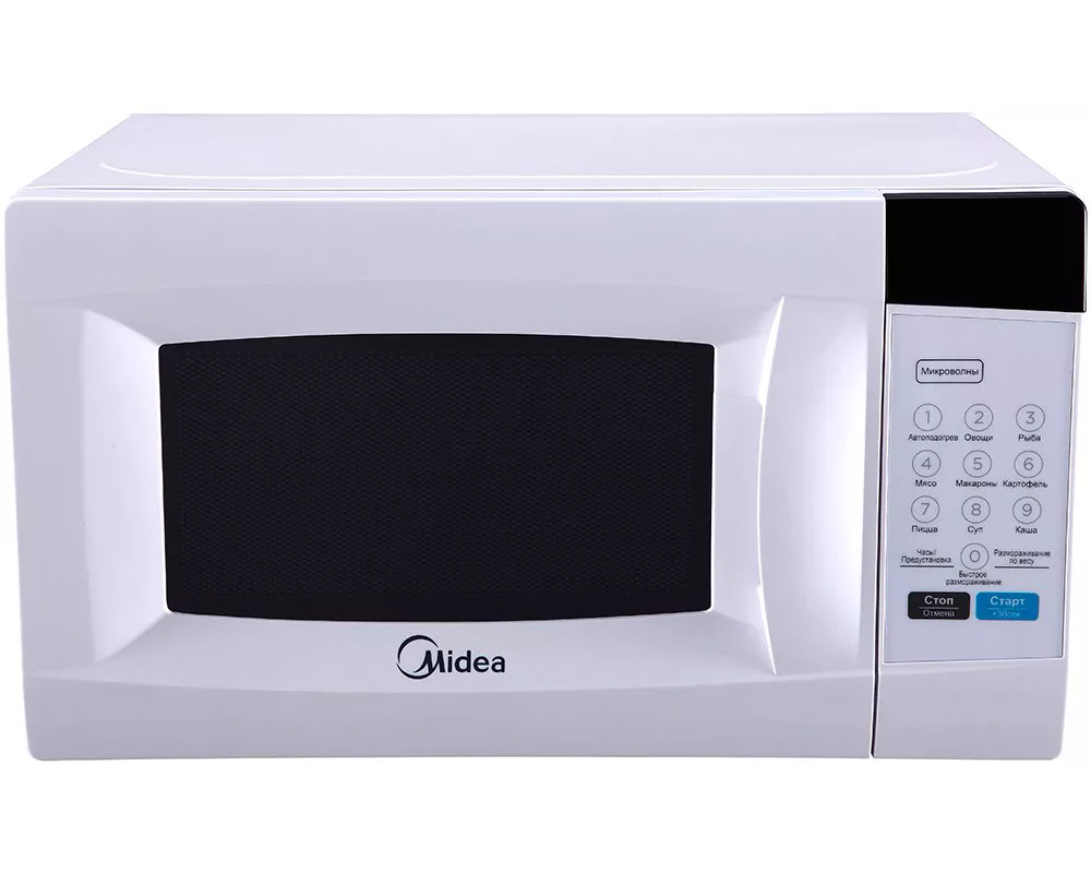 Изображение товара Отдельностоящая микроволновая печь Midea EM 720 CKE 20 л 44x25.82x33 см цвет белый