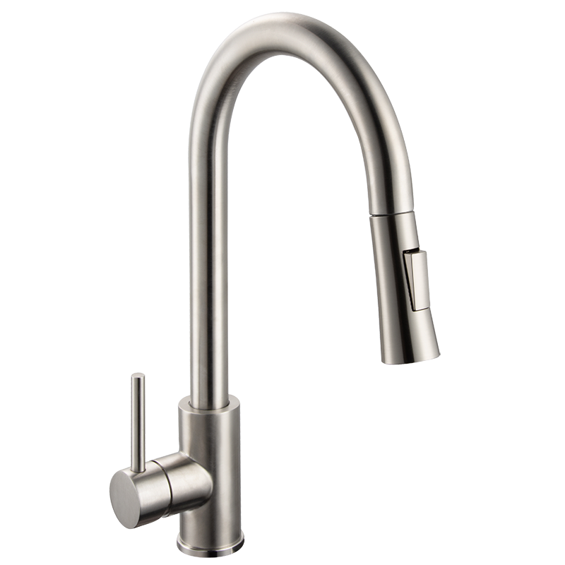 Изображение товара Смеситель для кухни Osgard Forso выдвижной излив 20 см цвет никель