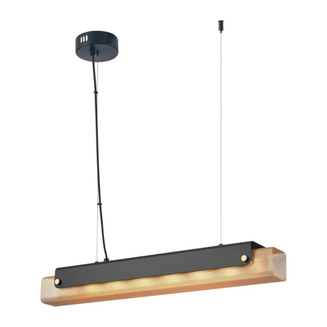 Изображение товара Подвесной светодиодный светильник Velante 421-023-01 черный теплый белый свет