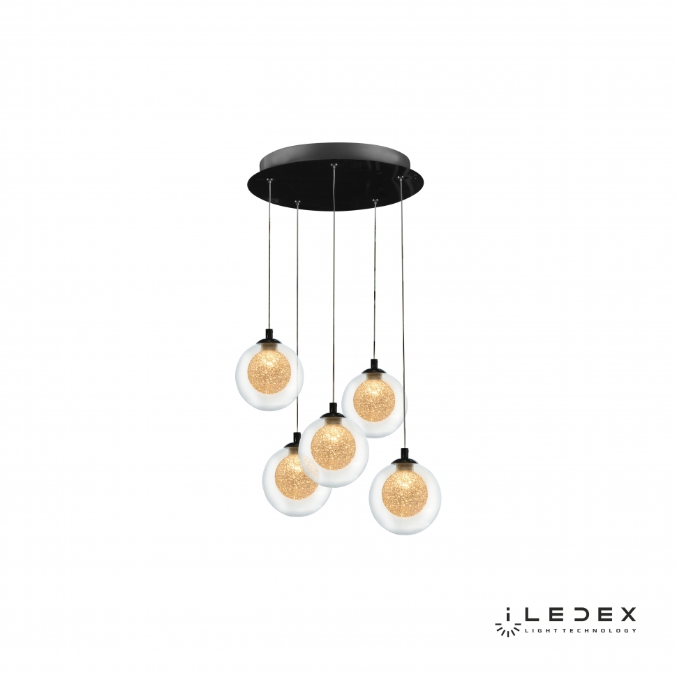 Изображение товара Люстра подвесная iLedex Oblivion C4457-5R с теплым белым светом