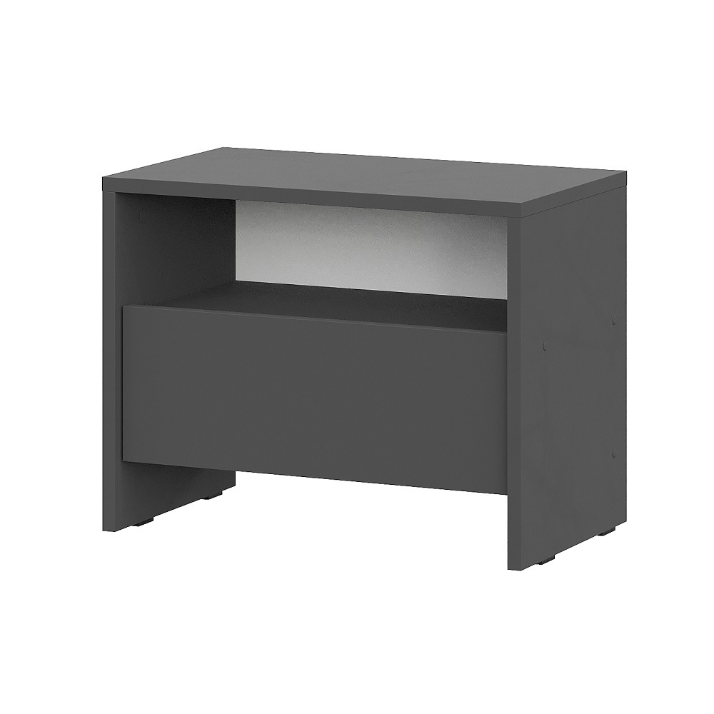 Изображение товара Комод Sv-мебель Камелия 1 ящик 50.1x29.4x38.8 см ЛДСП цвет графит