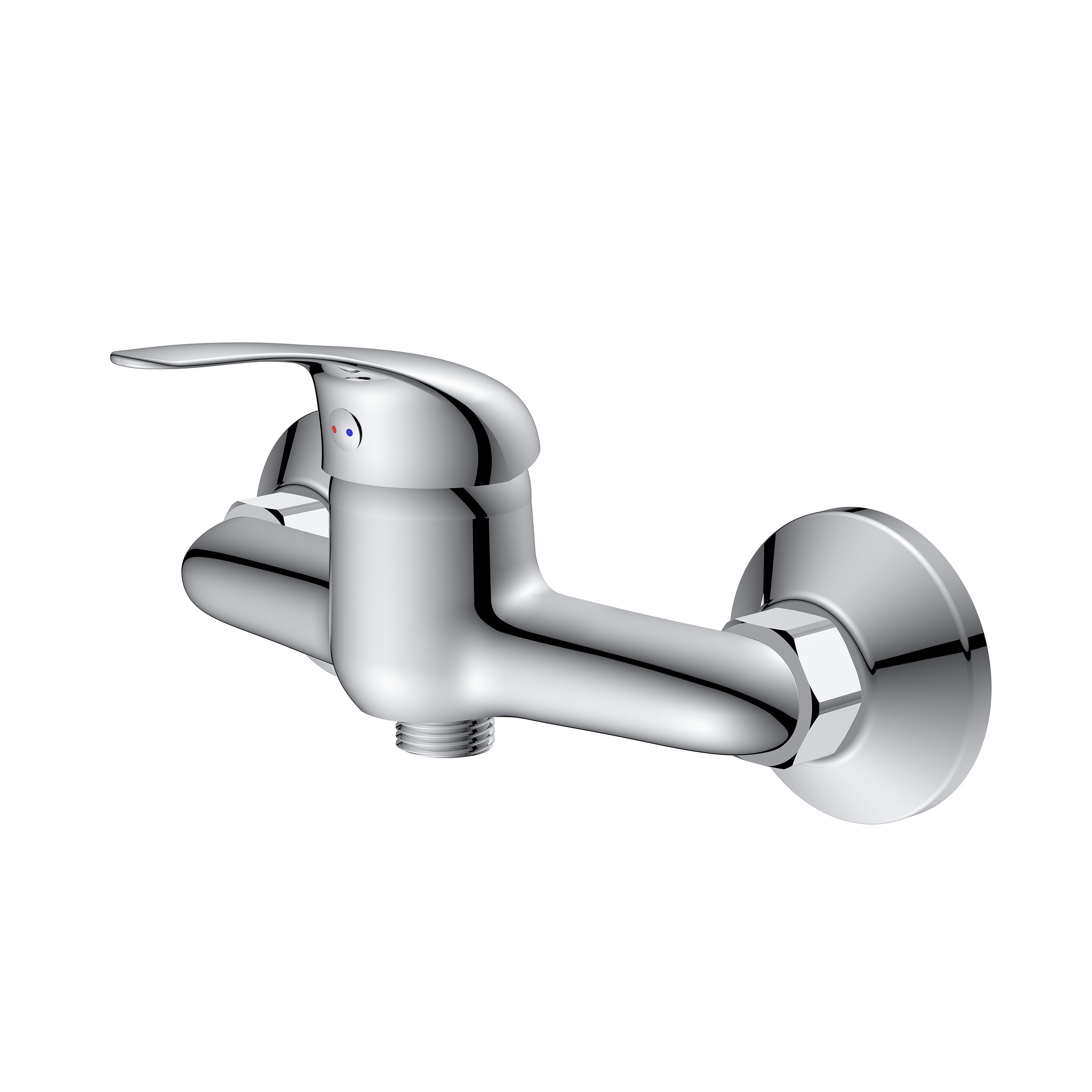 Изображение товара Смеситель для душа KONSENSA Мауро однорычажный хром стеновой монтаж