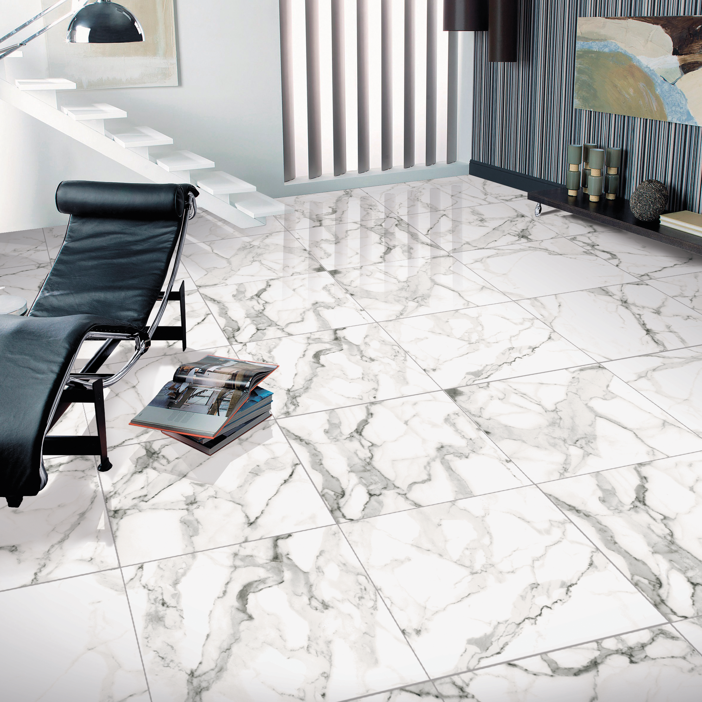 Изображение товара Керамогранит Axima Parma 60x60 см, матовый, серый, Россия, для пола и стен