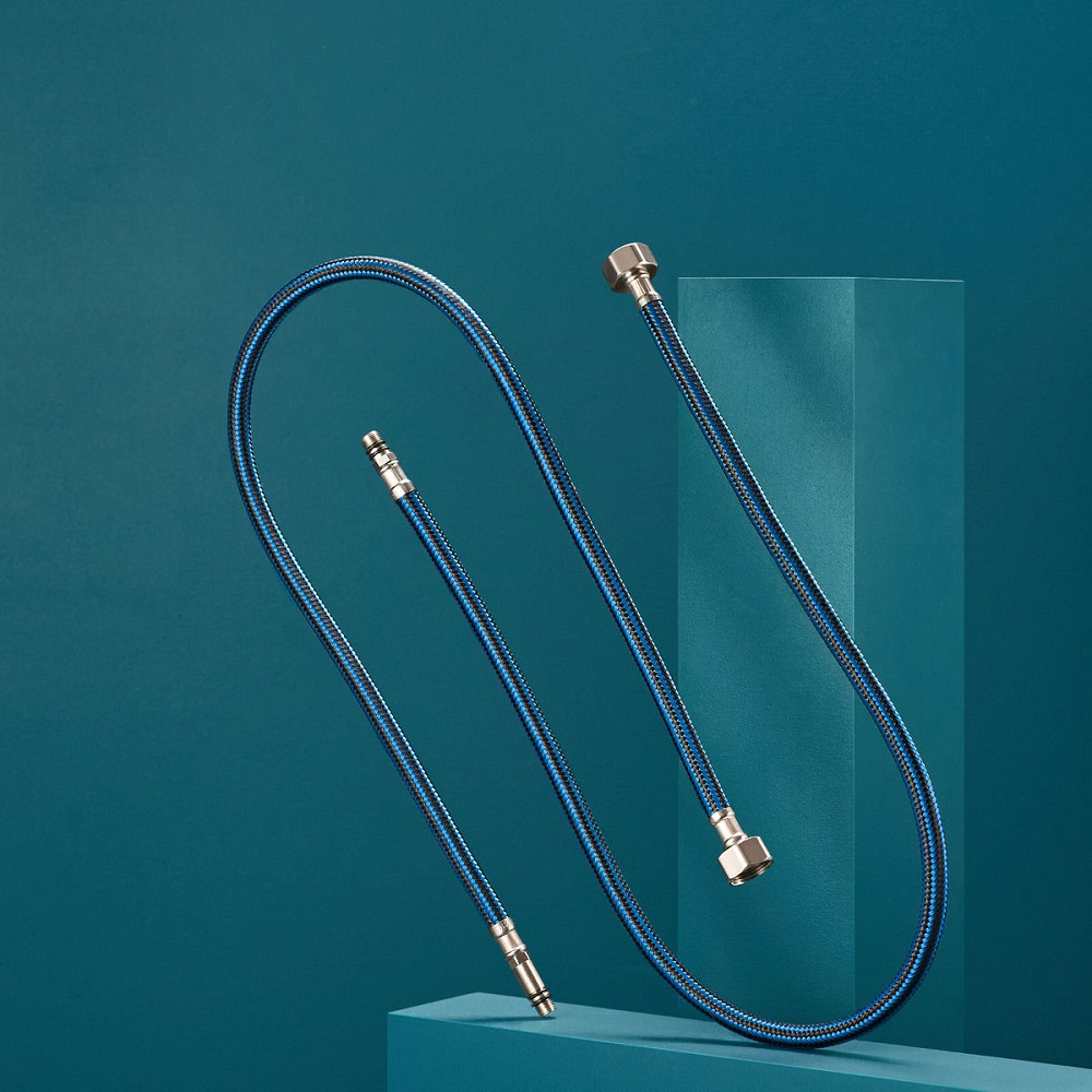 Изображение товара Гибкая подводка для воды РМС 1/2" 80 см пнс наружная-внутренняя резьба