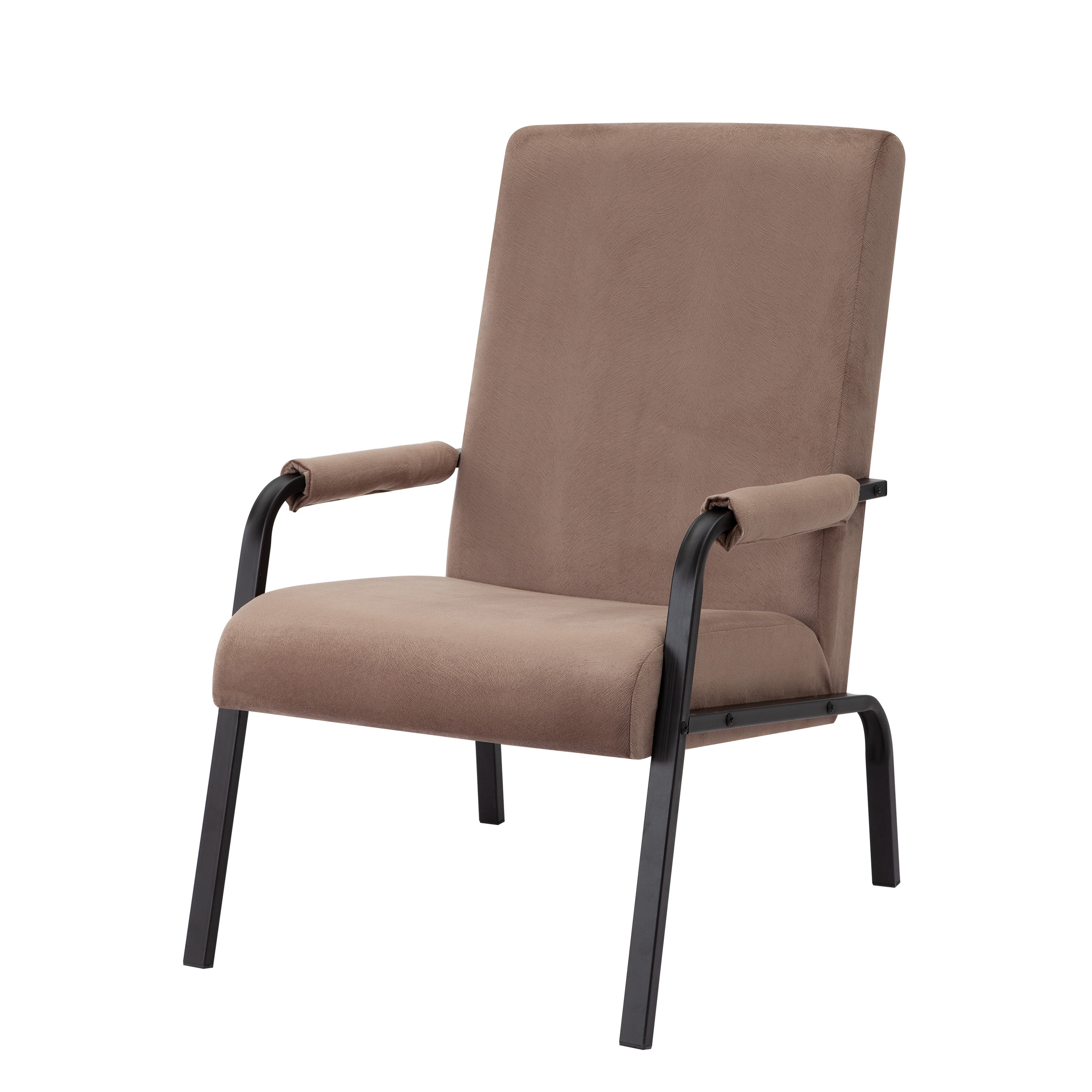 Изображение товара Кресло Ami Вегас 61x92x74 см велюр коричневый для офиса и дома