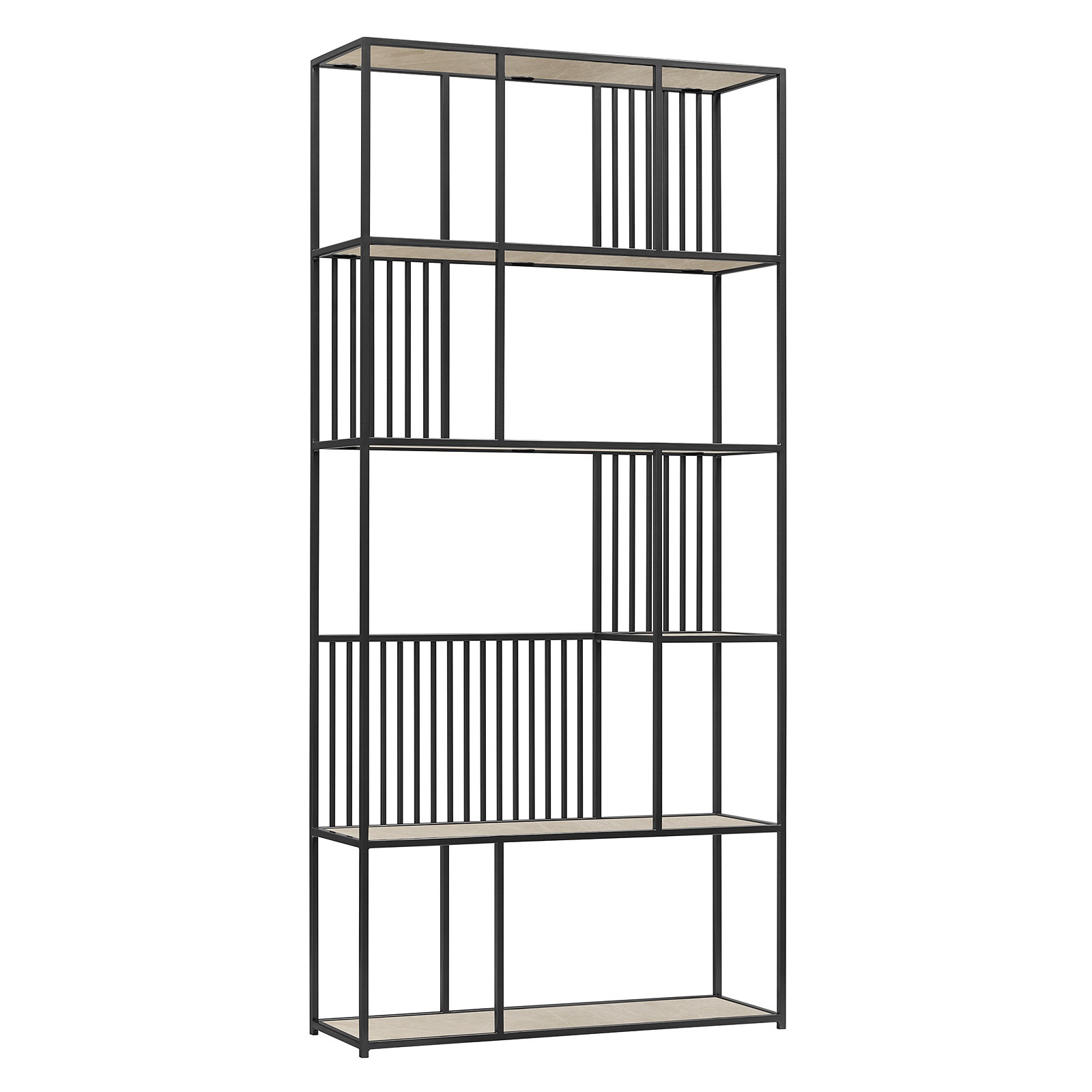 Изображение товара Стеллаж Greenween Soho GW-ST-SOHO-B-KI 90x192x30 см слоновая кость