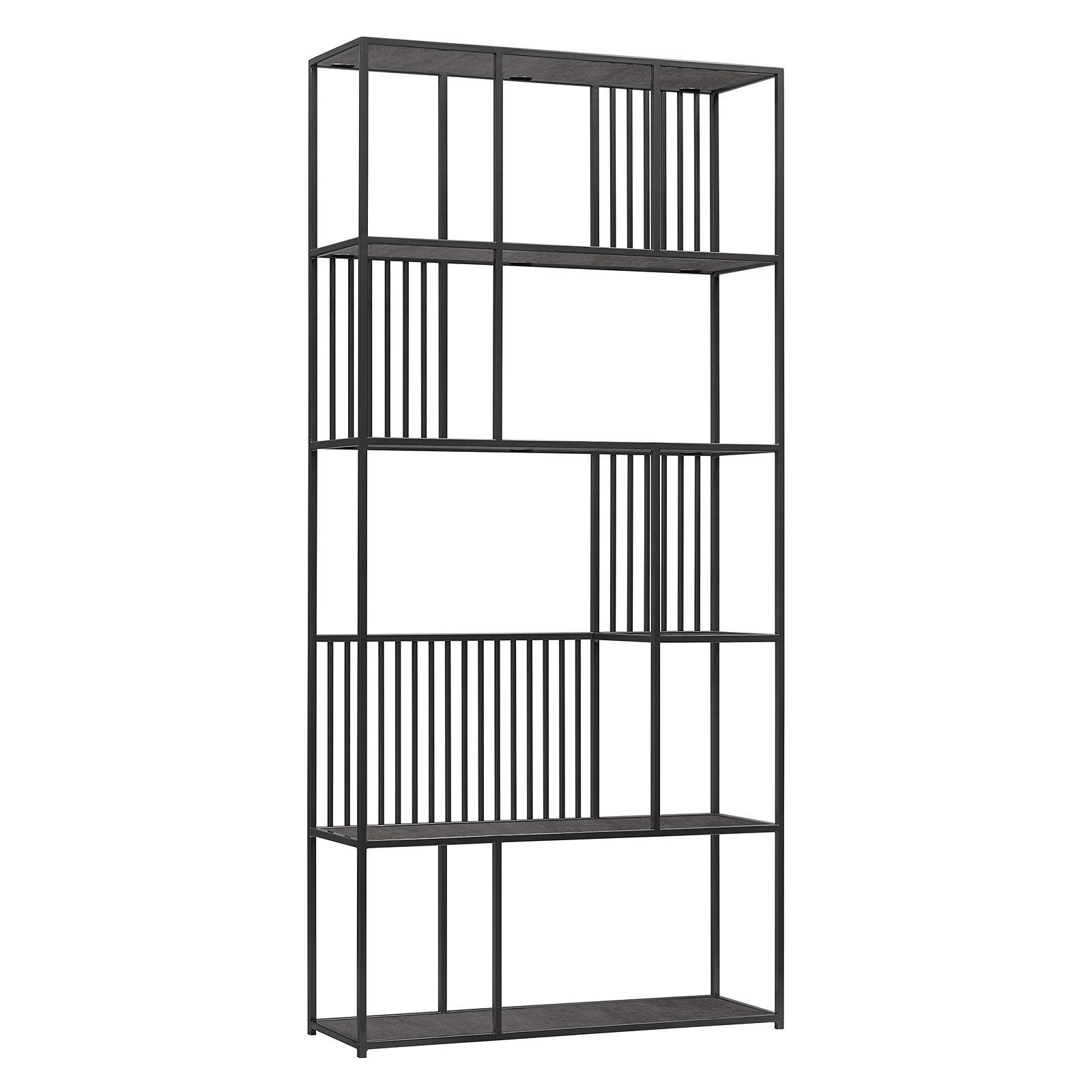 Изображение товара Стеллаж с полками Greenween Soho 90x192x30 см антрацит металлический современный