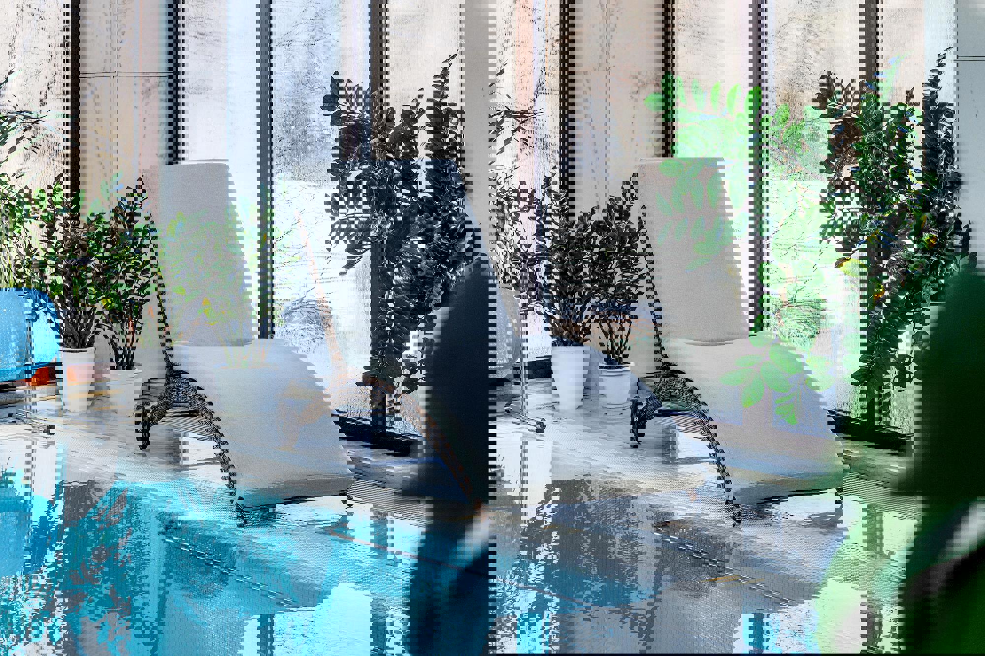 Изображение товара Шезлонг с подушкой Royal Family AGATA 198х64х35 см коричневый