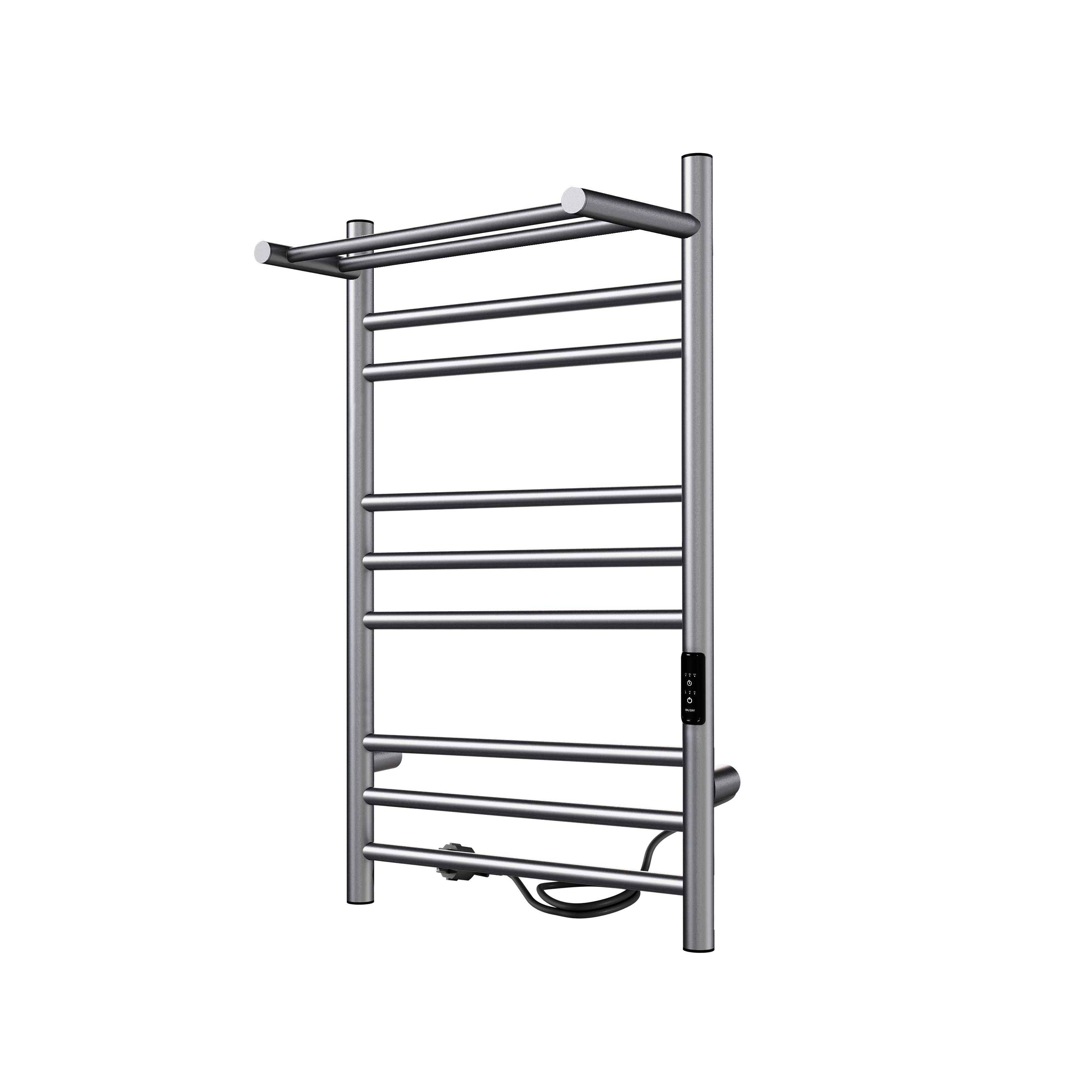 Изображение товара Электрический полотенцесушитель Indigo 500x800 мм 120 Вт с терморегулятором и полкой