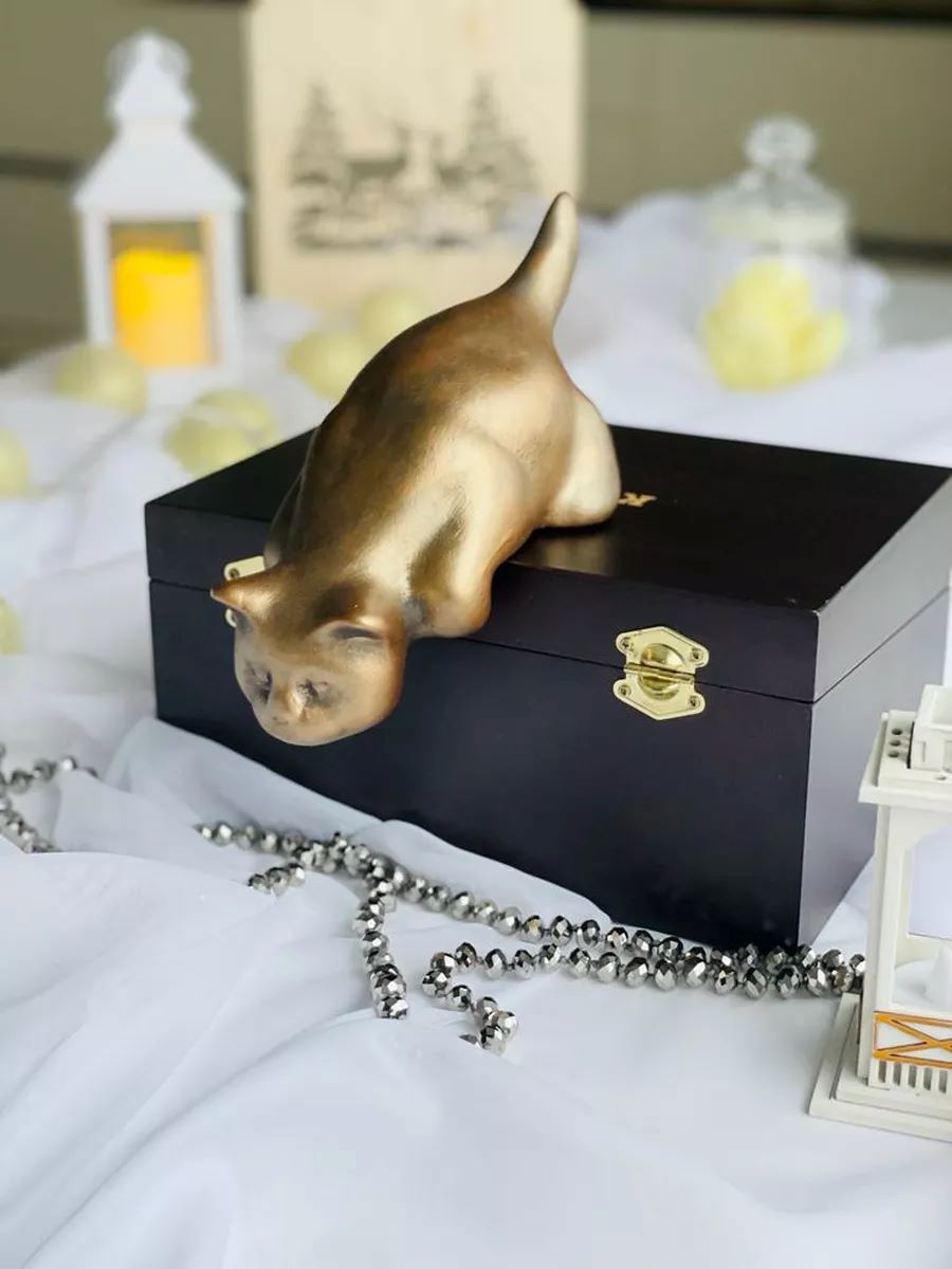 Изображение товара Статуэтка Масдек кот цвет бронзовый Изображение товара Статуэтка Масдек кот цвет бронзовый