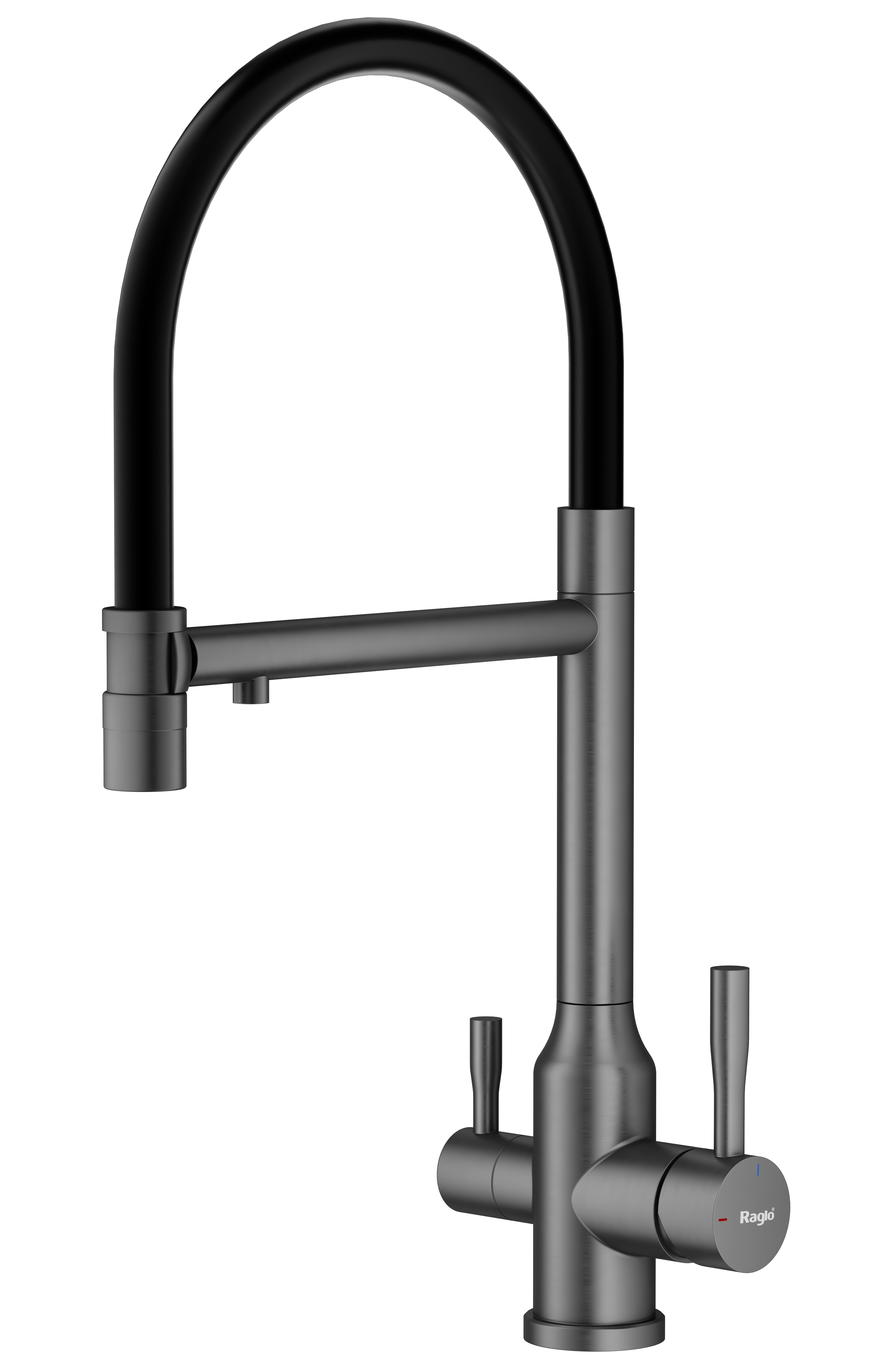 Изображение товара Смеситель для кухни Raglo R81.63.09 гибкий излив графит