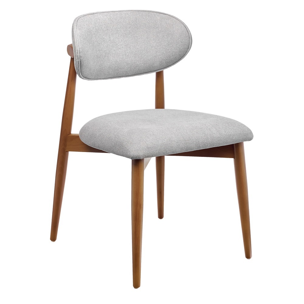 Изображение товара Стул Lucas 3 BRADEX с натуральным каркасом и тканью букле, 50х81х50 см