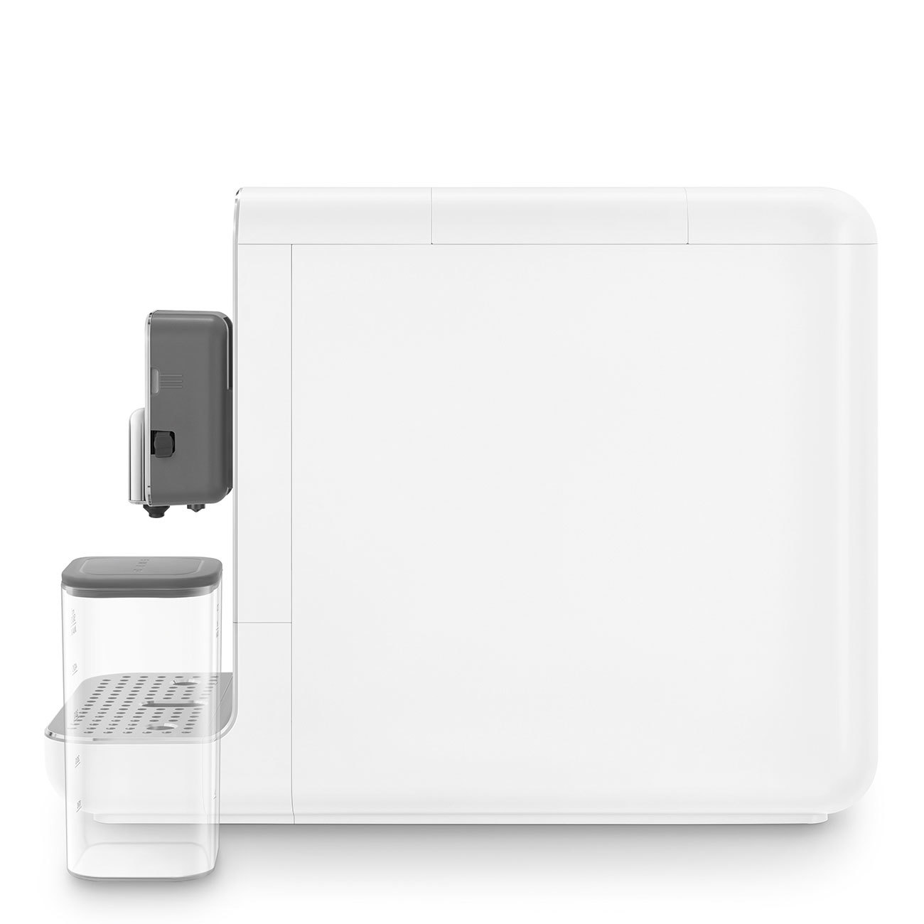 Изображение товара Автоматическая кофемашина Smeg BCC13WHMEU 18x43.3x33.6 см цвет белый матовый Изображение товара Автоматическая кофемашина Smeg BCC13WHMEU 18x43.3x33.6 см цвет белый матовый