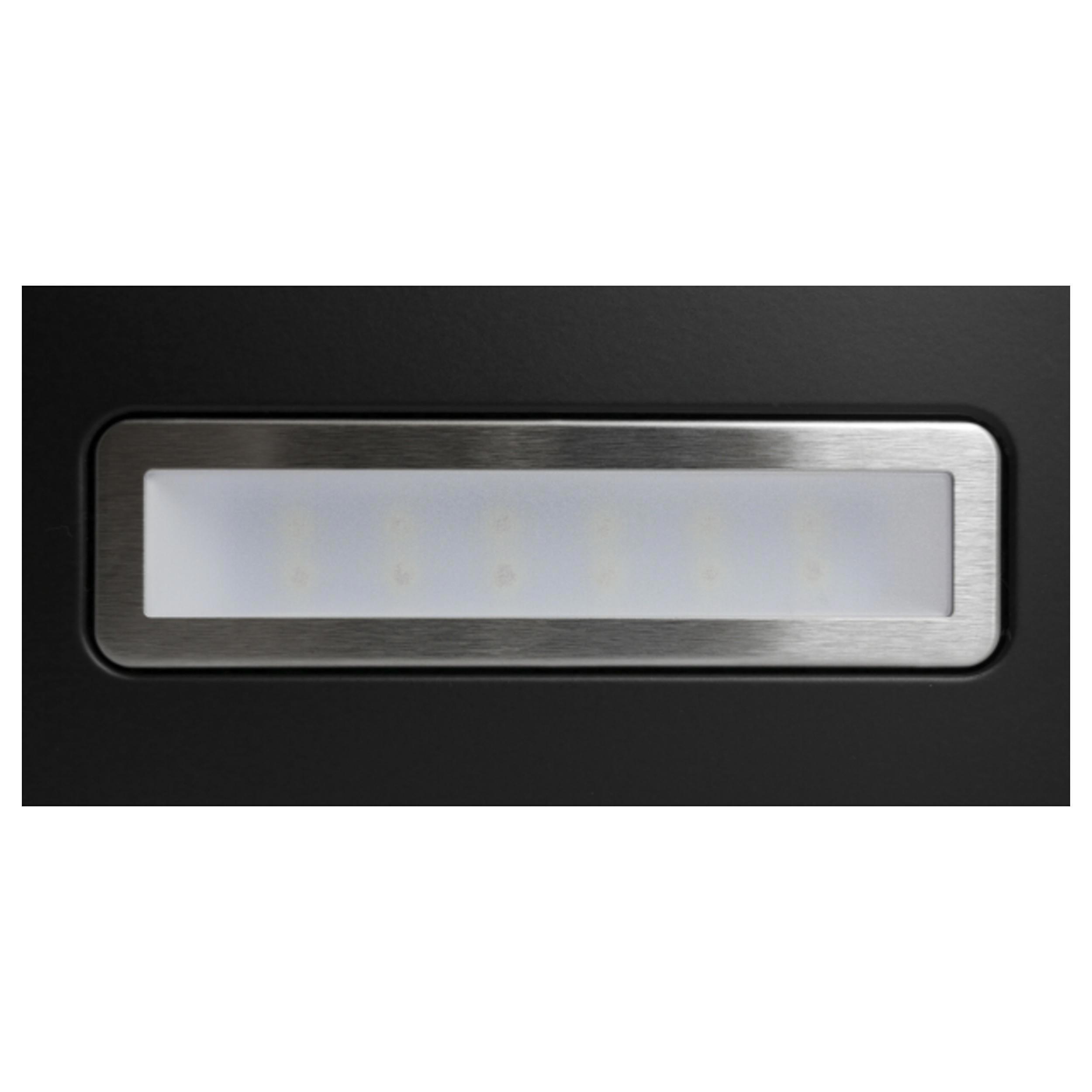 Изображение товара Встроенная вытяжка Lex Hubble 600 60 см черная с LED подсветкой