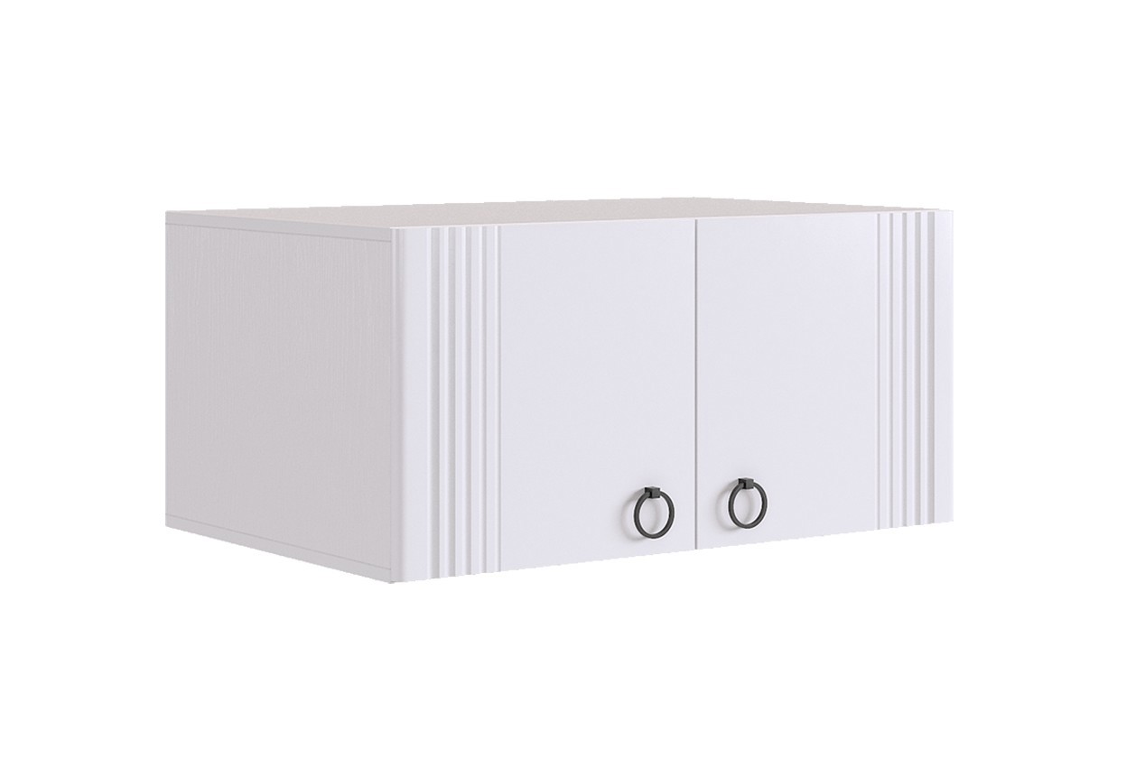 Изображение товара Шкаф распашной двухдверный 80x40x50 см Mebelson серия Ева белый матовый