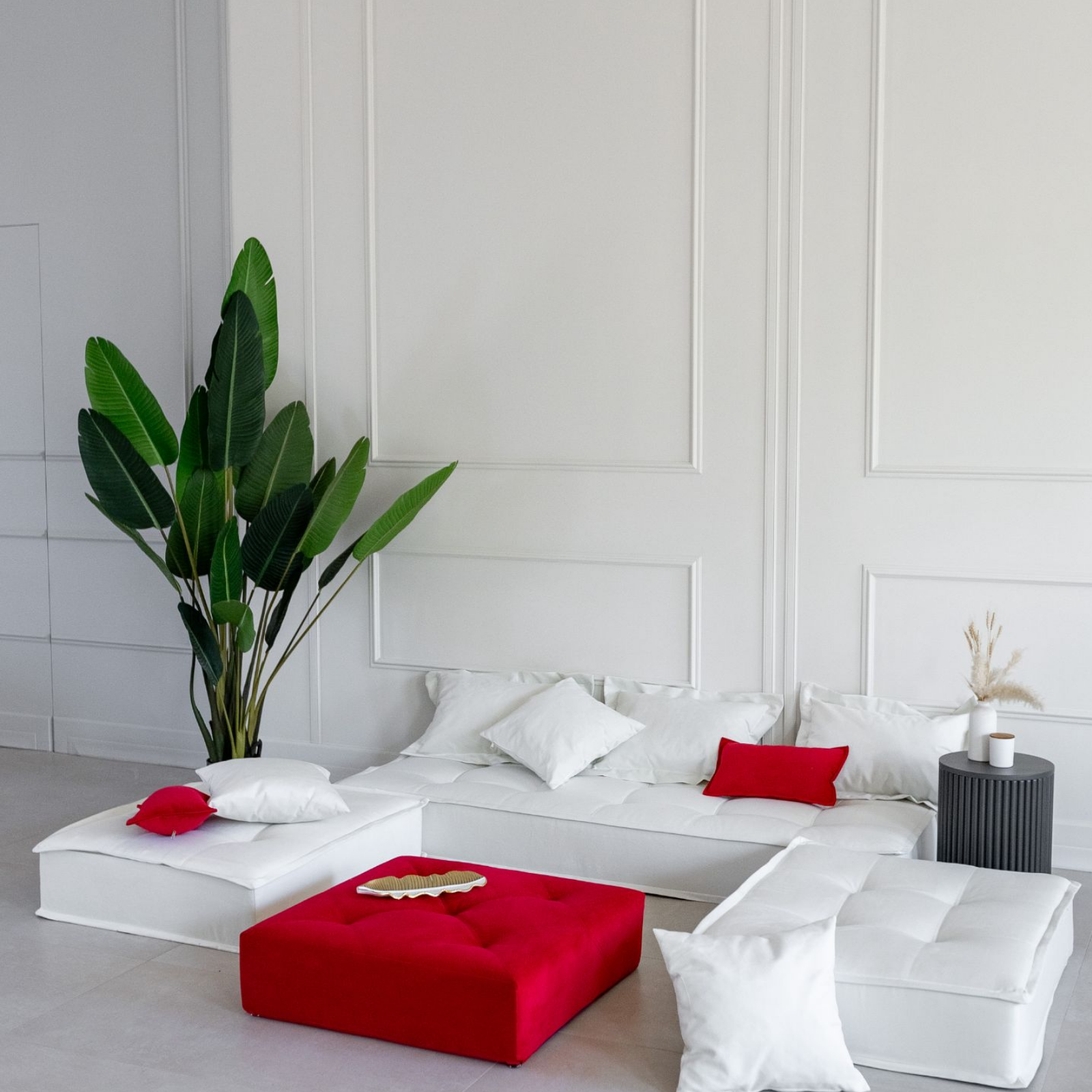 Изображение товара Модульный раскладной диван Miella Lora белый 280 см