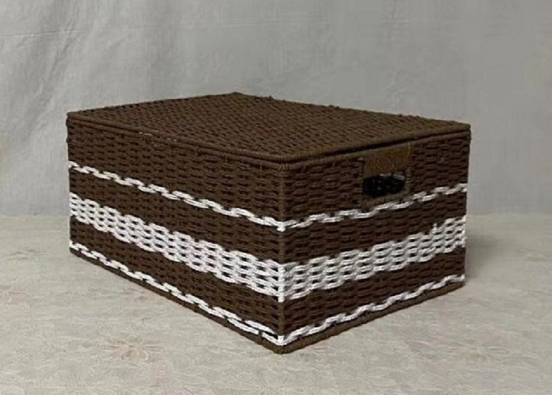 Изображение товара Корзина Storidea 23x15x31 см бумага цвет коричневый